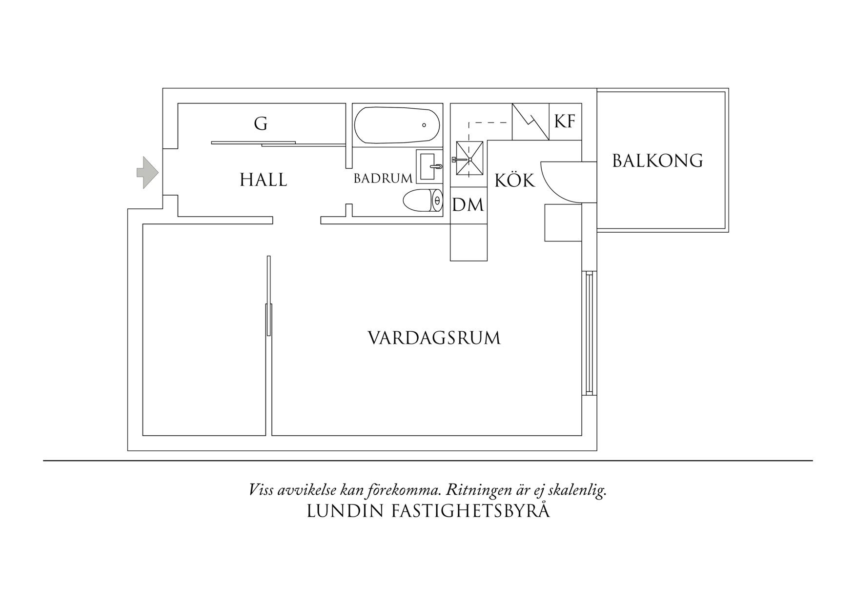 Planritning 1 Doktor Lindhs Gata 1