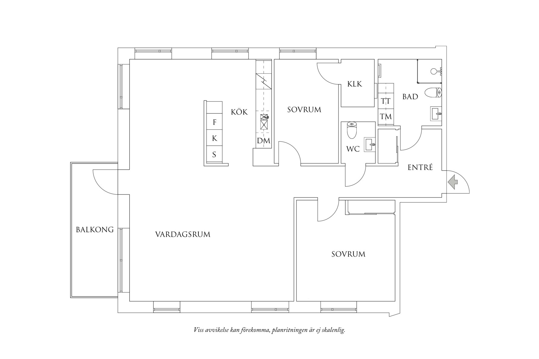 Planritning 1 Liedstrandsgatan 10