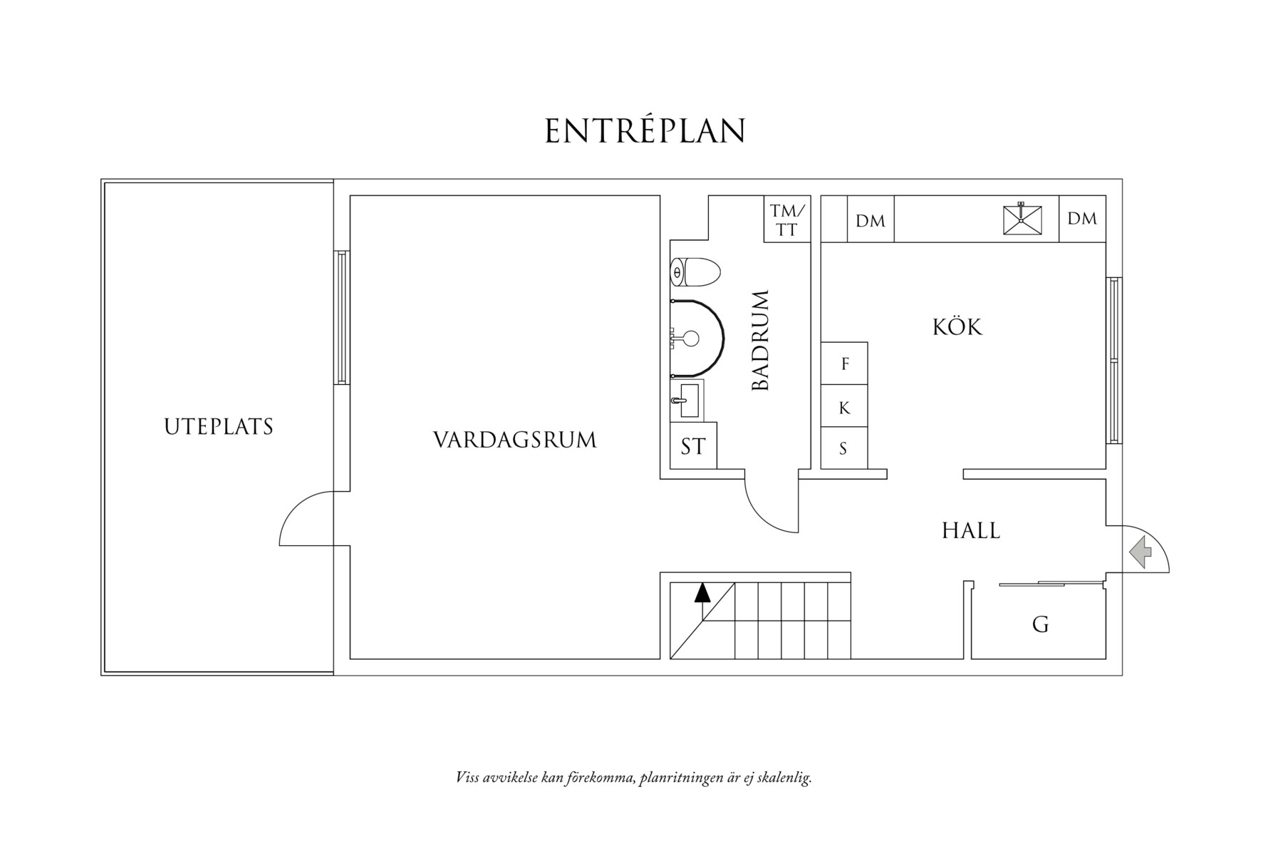Planritning 1 Örtagårdsgatan 26