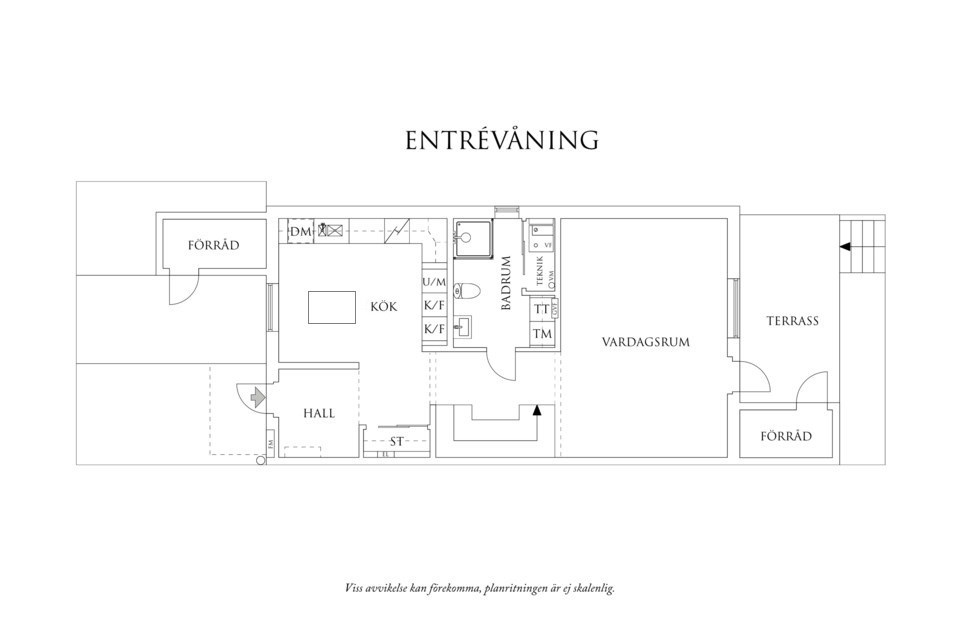 Planritning 1 Mirandagatan 8