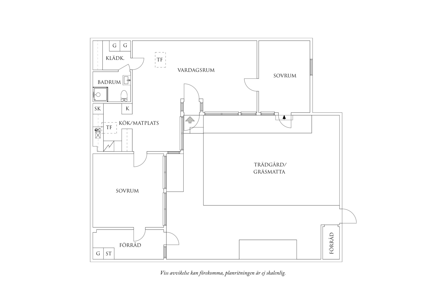 Planritning 1 Aprilgatan 14G