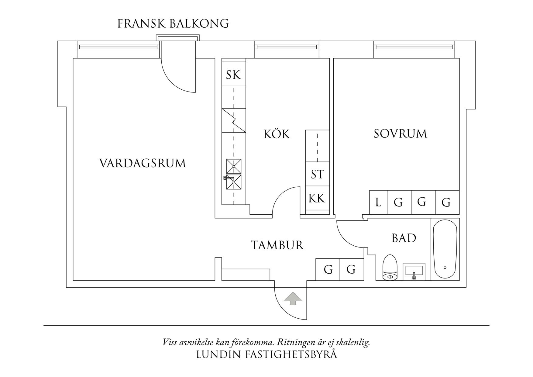 Planritning 1 Chapmansgatan 4