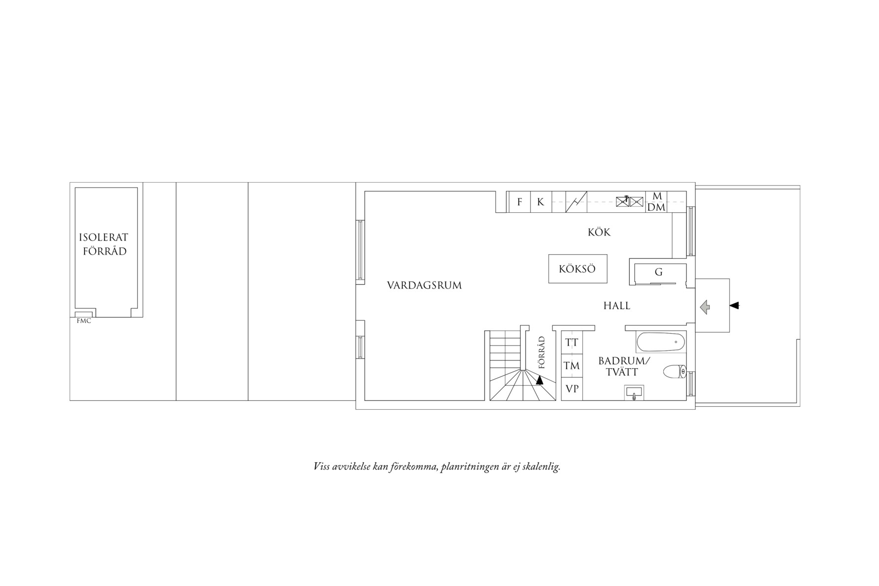 Planritning 1 Kärnvedsgatan 8