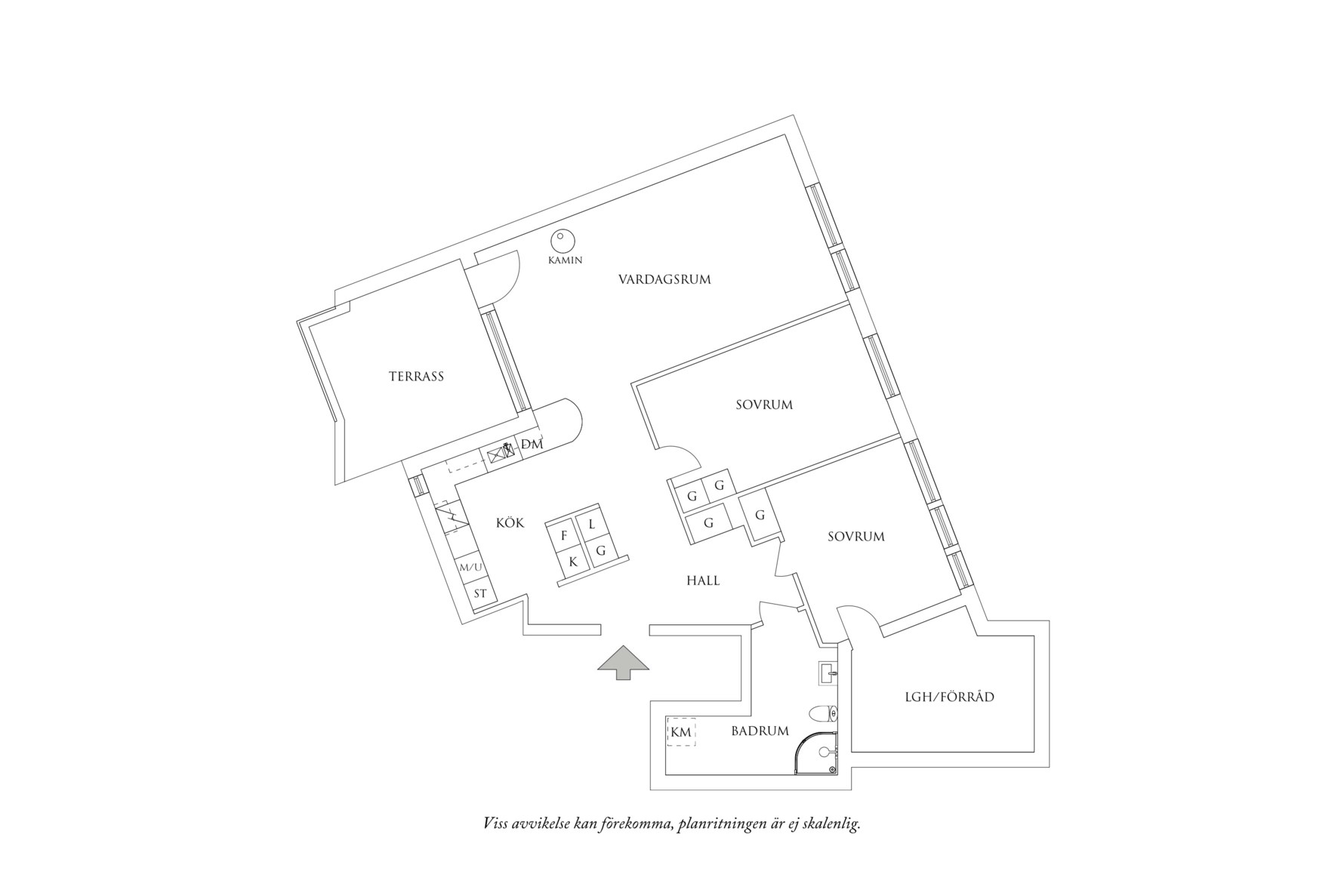 Planritning 1 Lundgatan 14