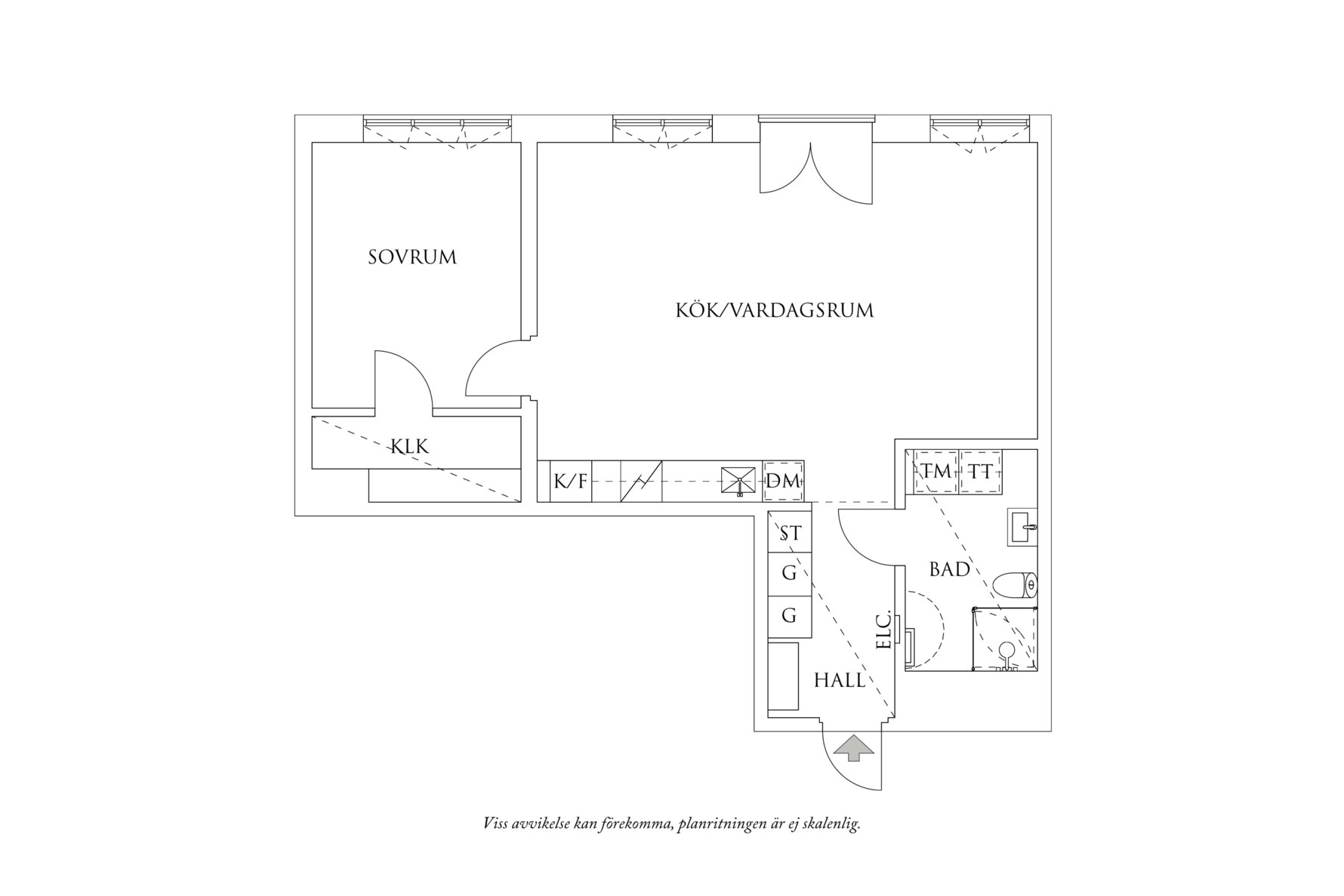 Planritning 1 Nordhemsgatan 10