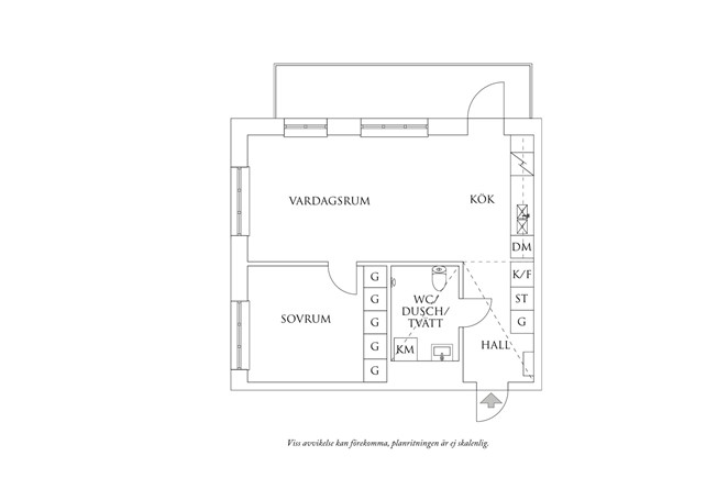 Planritning 1 Virginsgatan 34