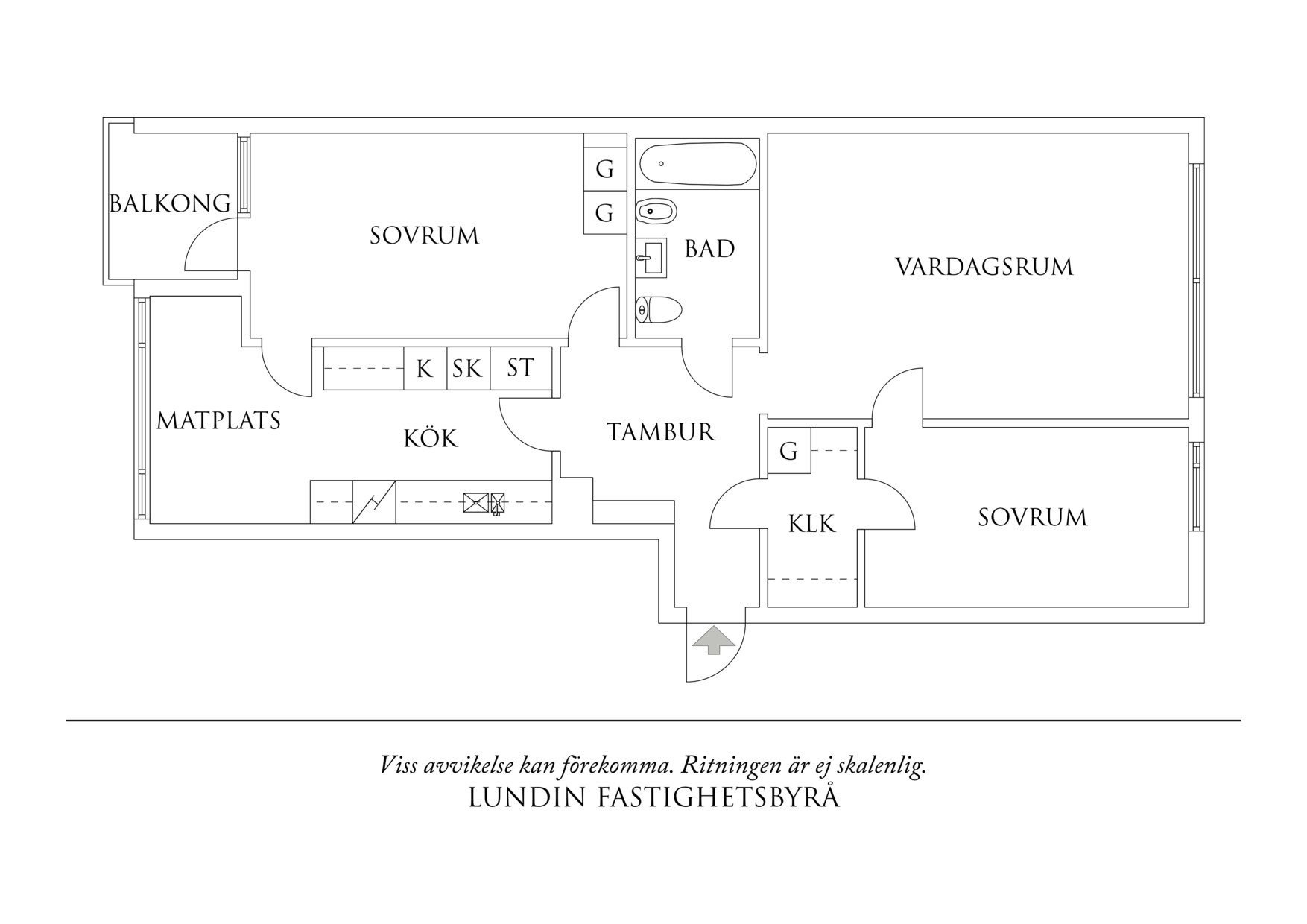 Planritning 1 Masthuggsliden 16