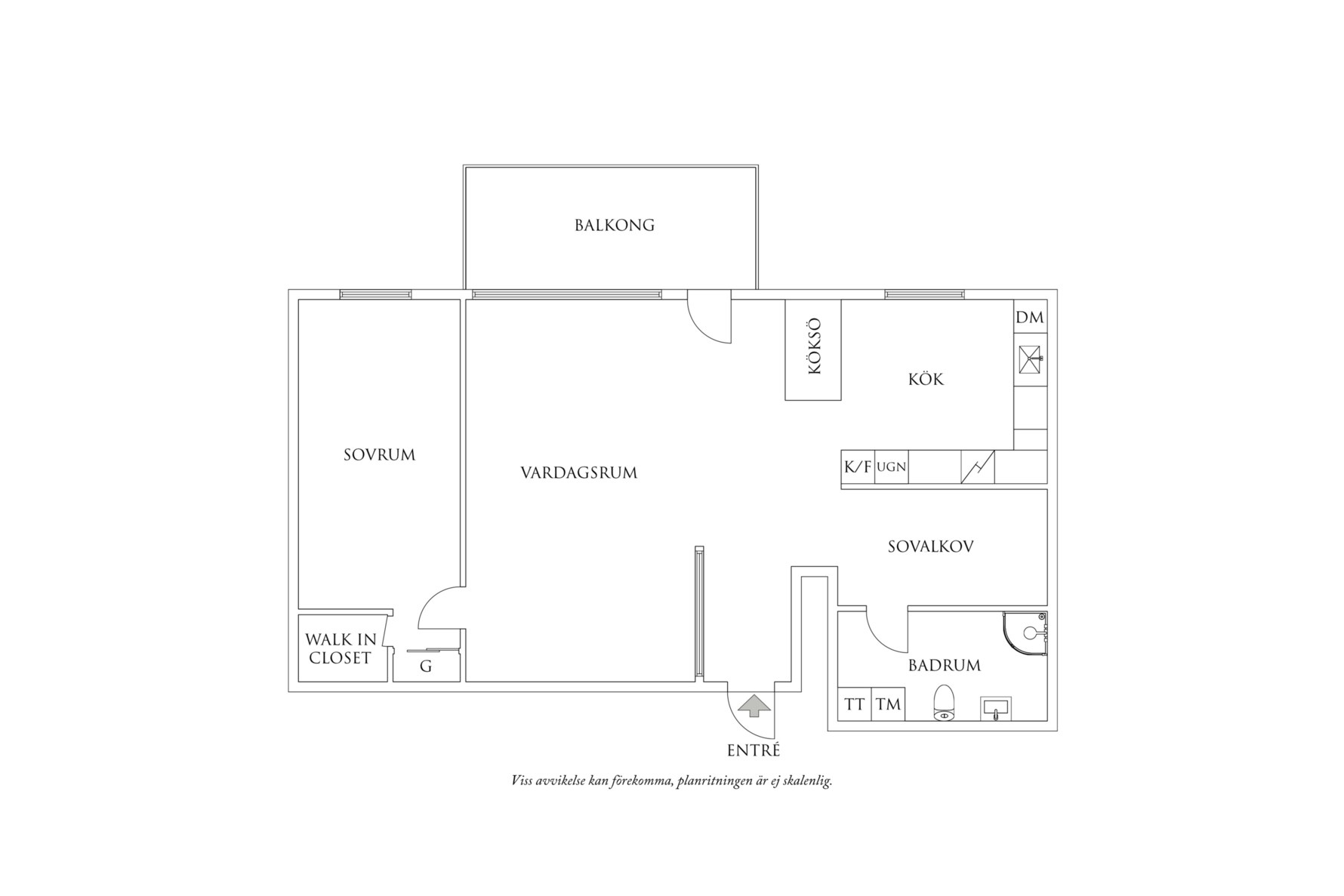 Planritning 1 Nobelgatan 25C