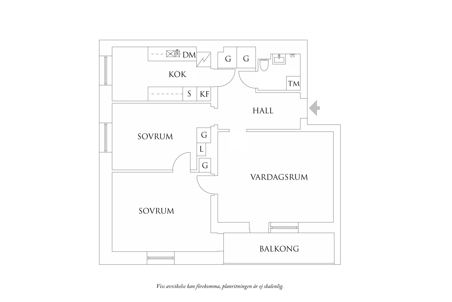 Planritning 1 Källsprångsgatan 1