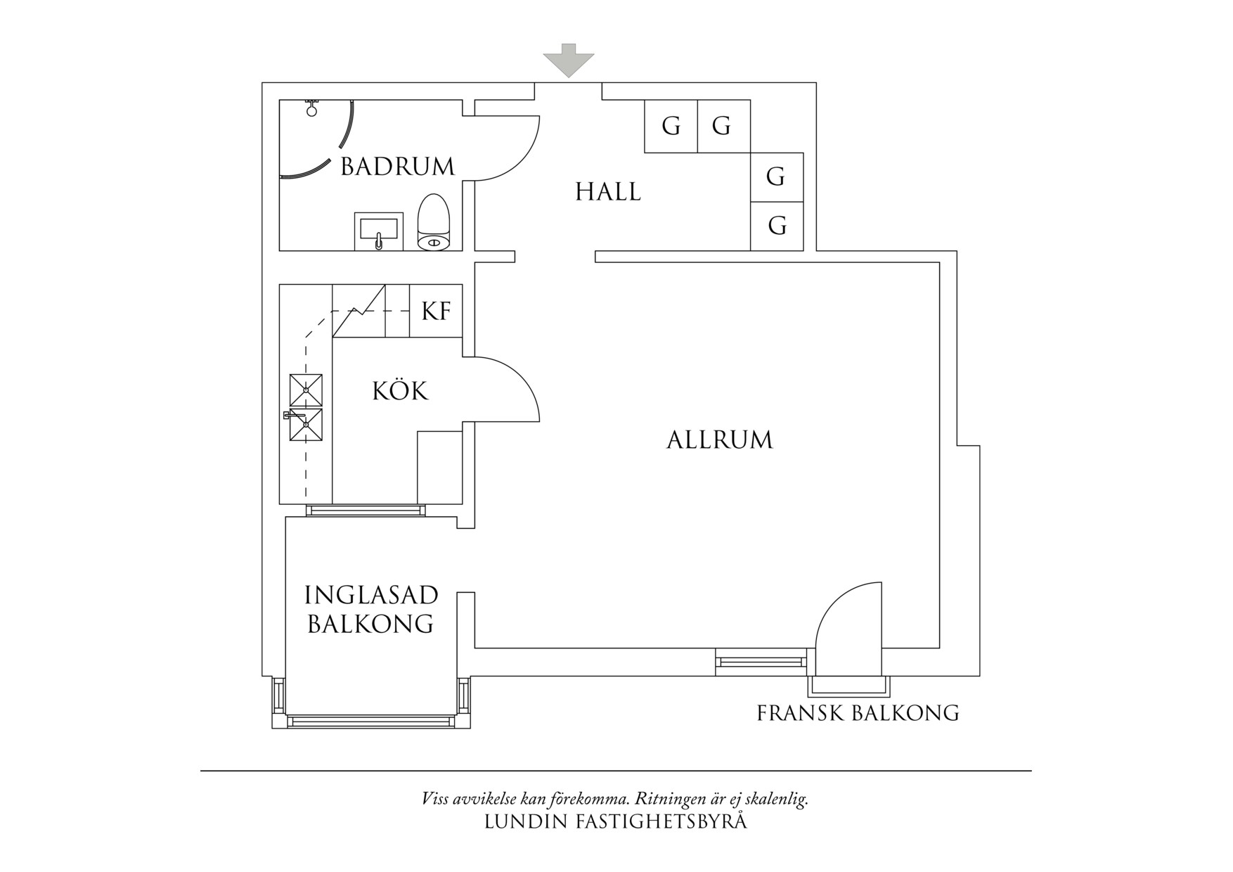 Planritning 1 Arvesgärde 7