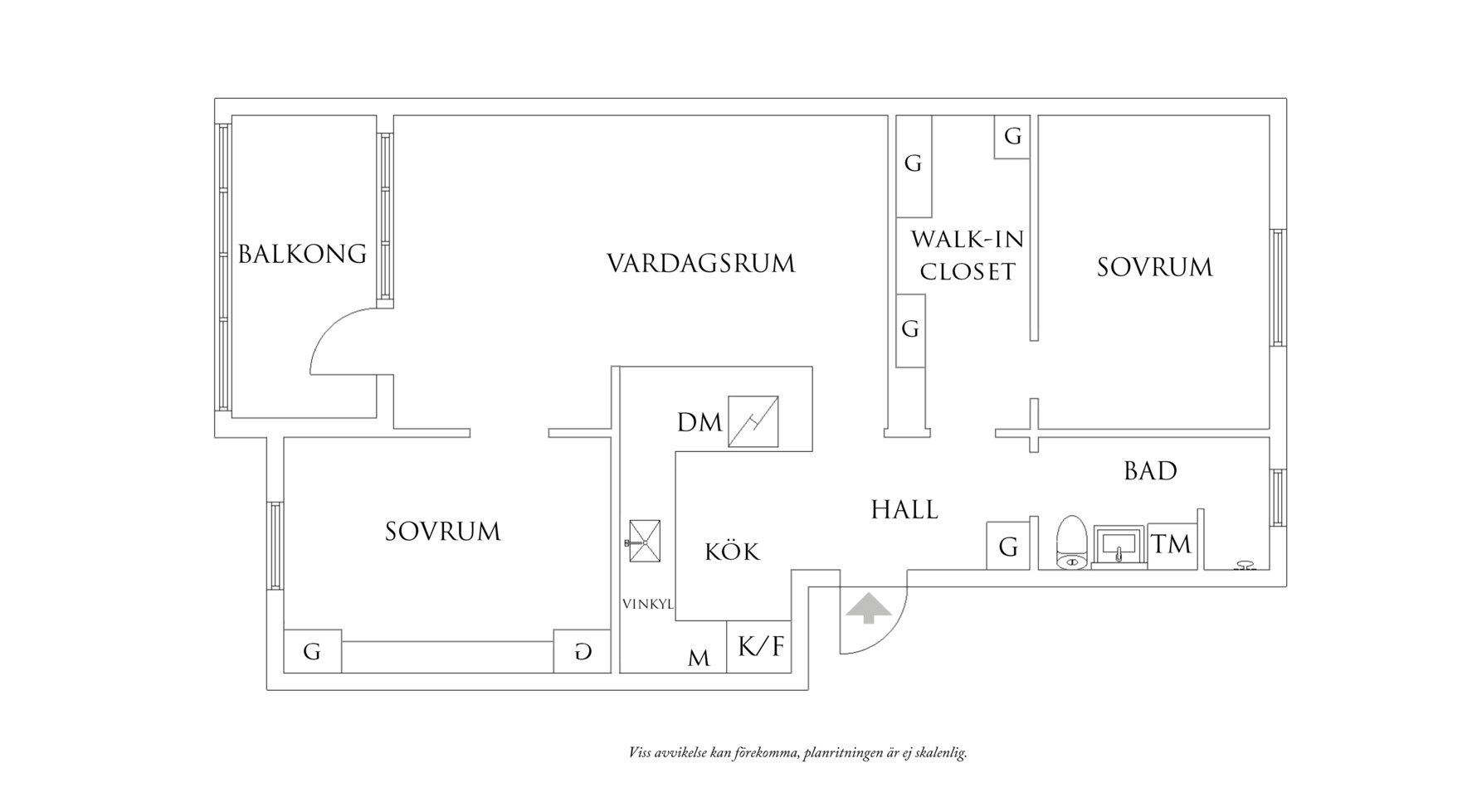 Planritning 1 Kobergsgatan 21