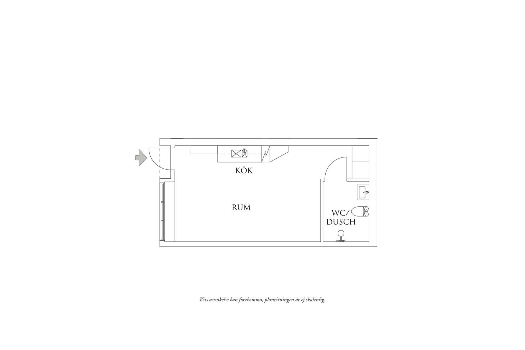 Planritning 1 Masthuggsterrassen 10G