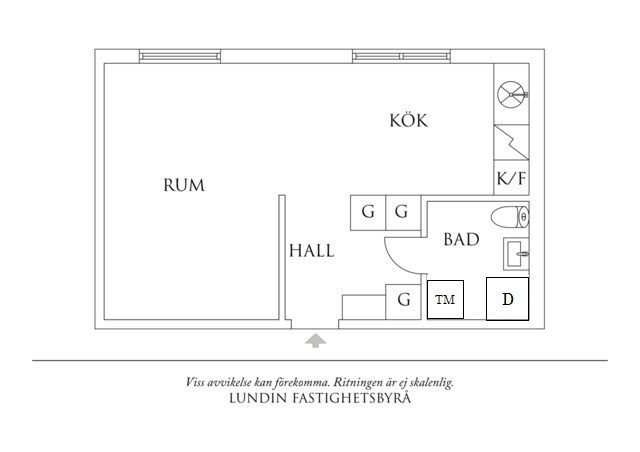 Planritning 1 Skepparegången 18