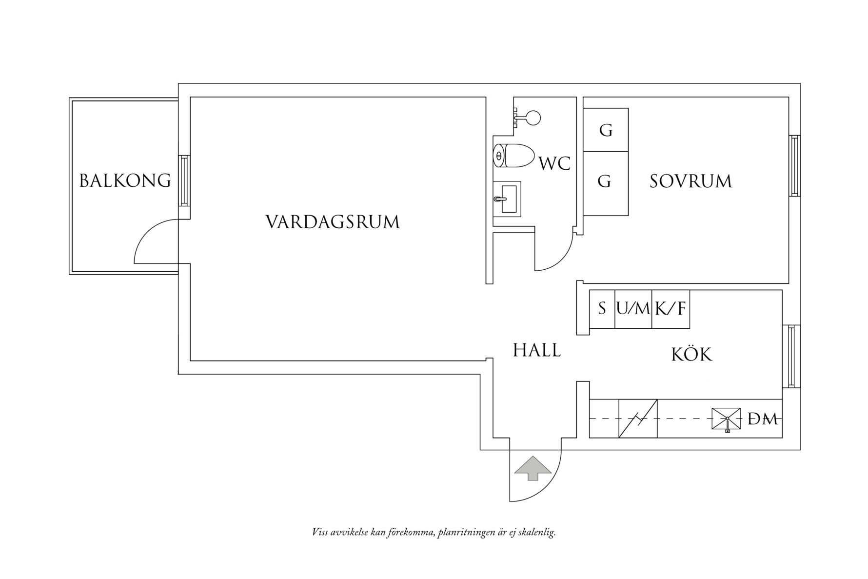 Planritning 1 Kobergsgatan 28