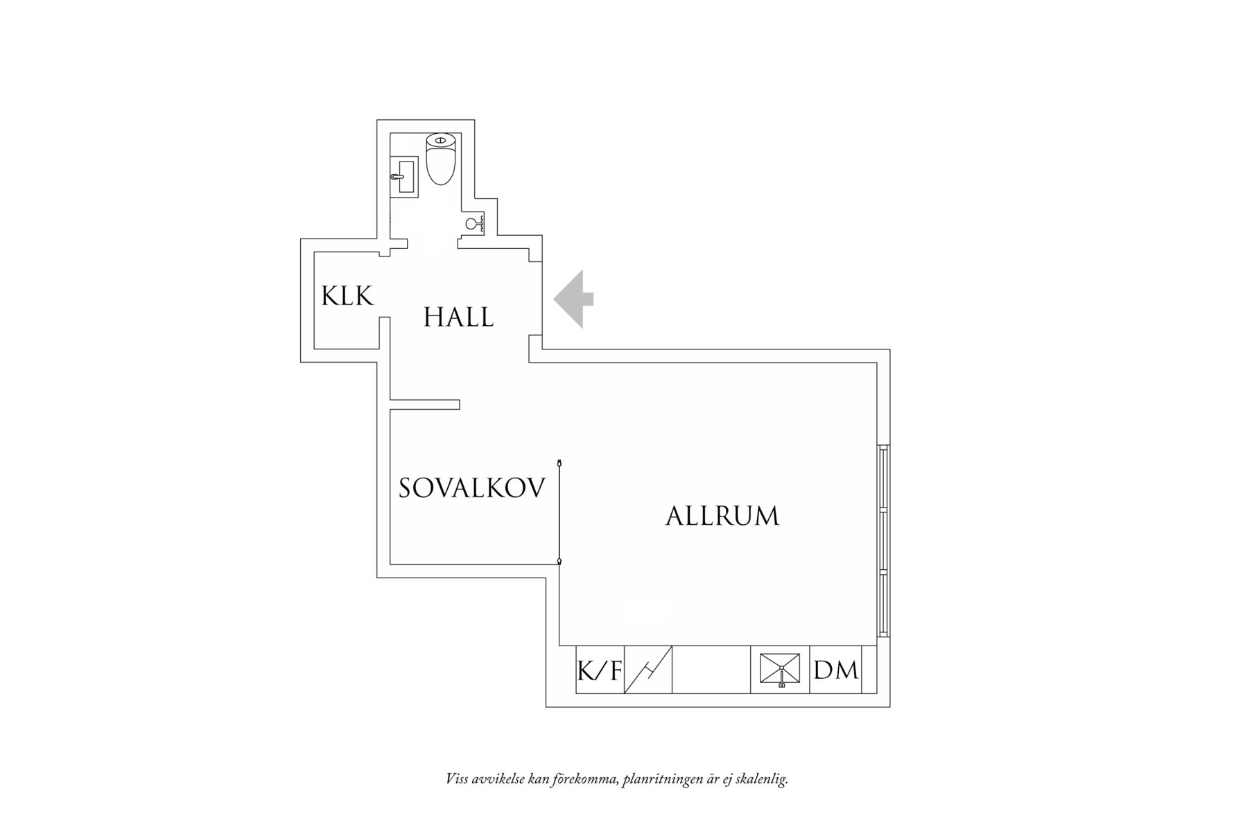 Planritning 1 Stafettgatan 4B