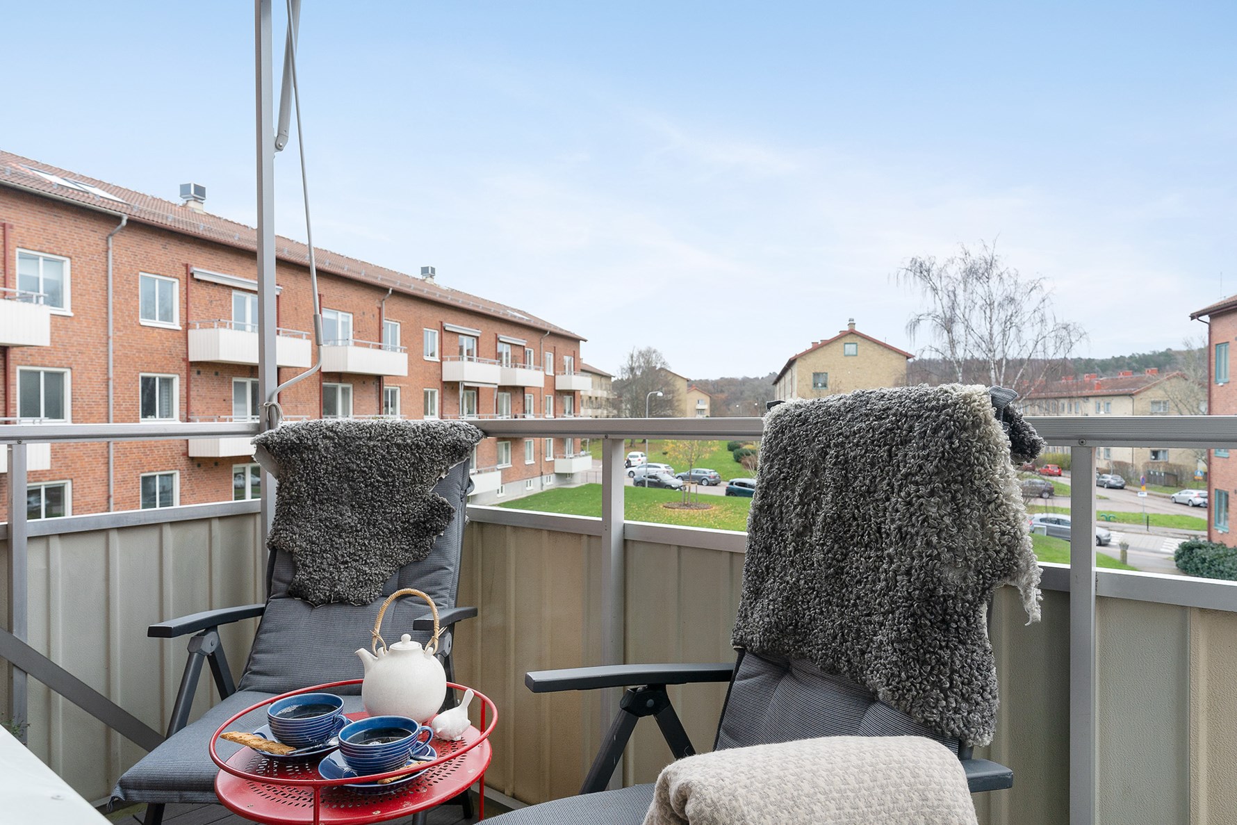 Balkong i fritt läge