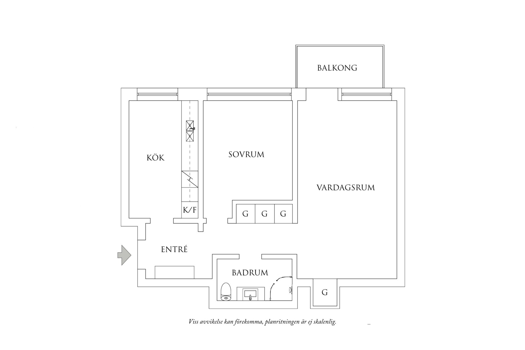 Planritning 1 Spaldingsgatan 3