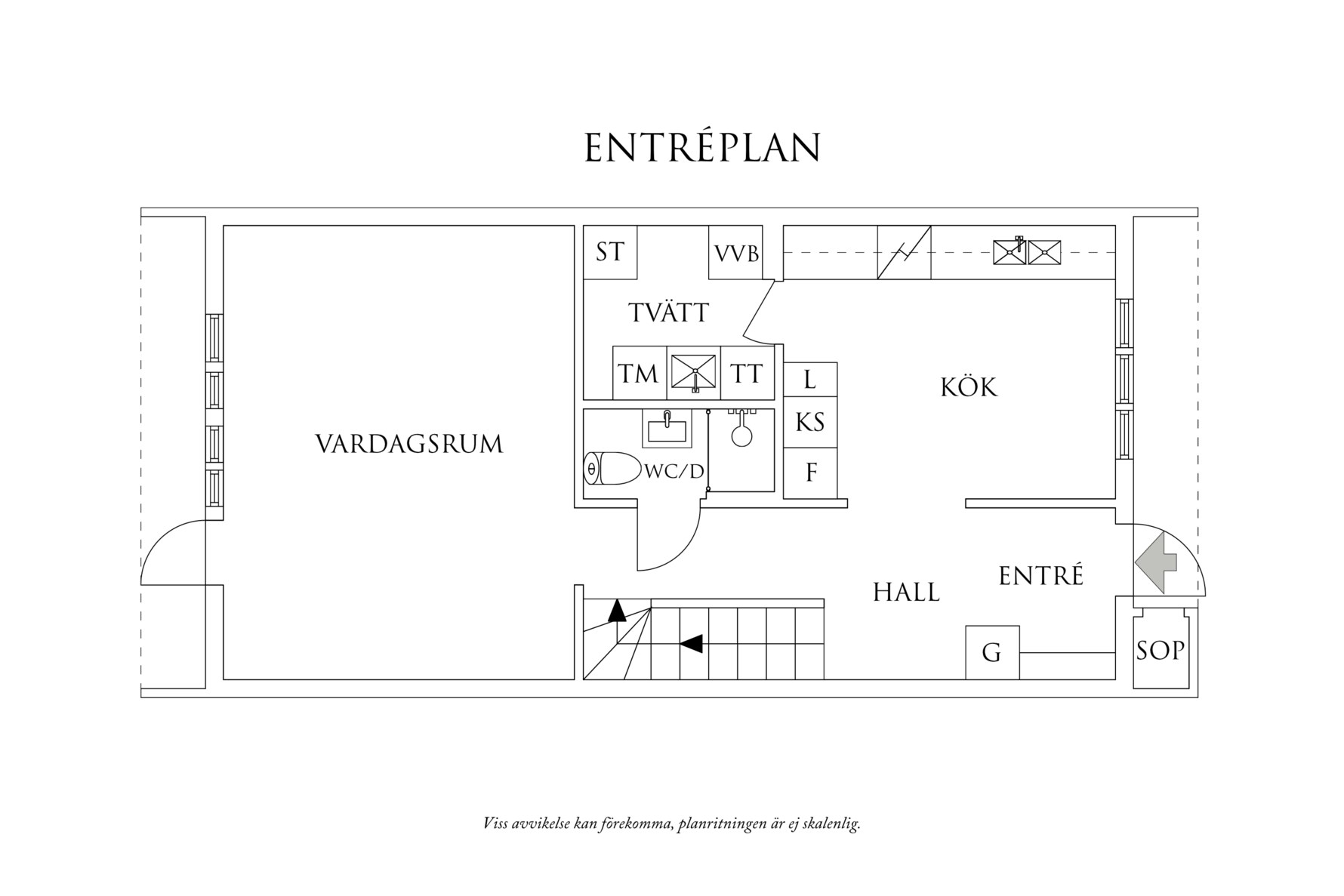 Planritning 1 Askims Domarringsväg 140