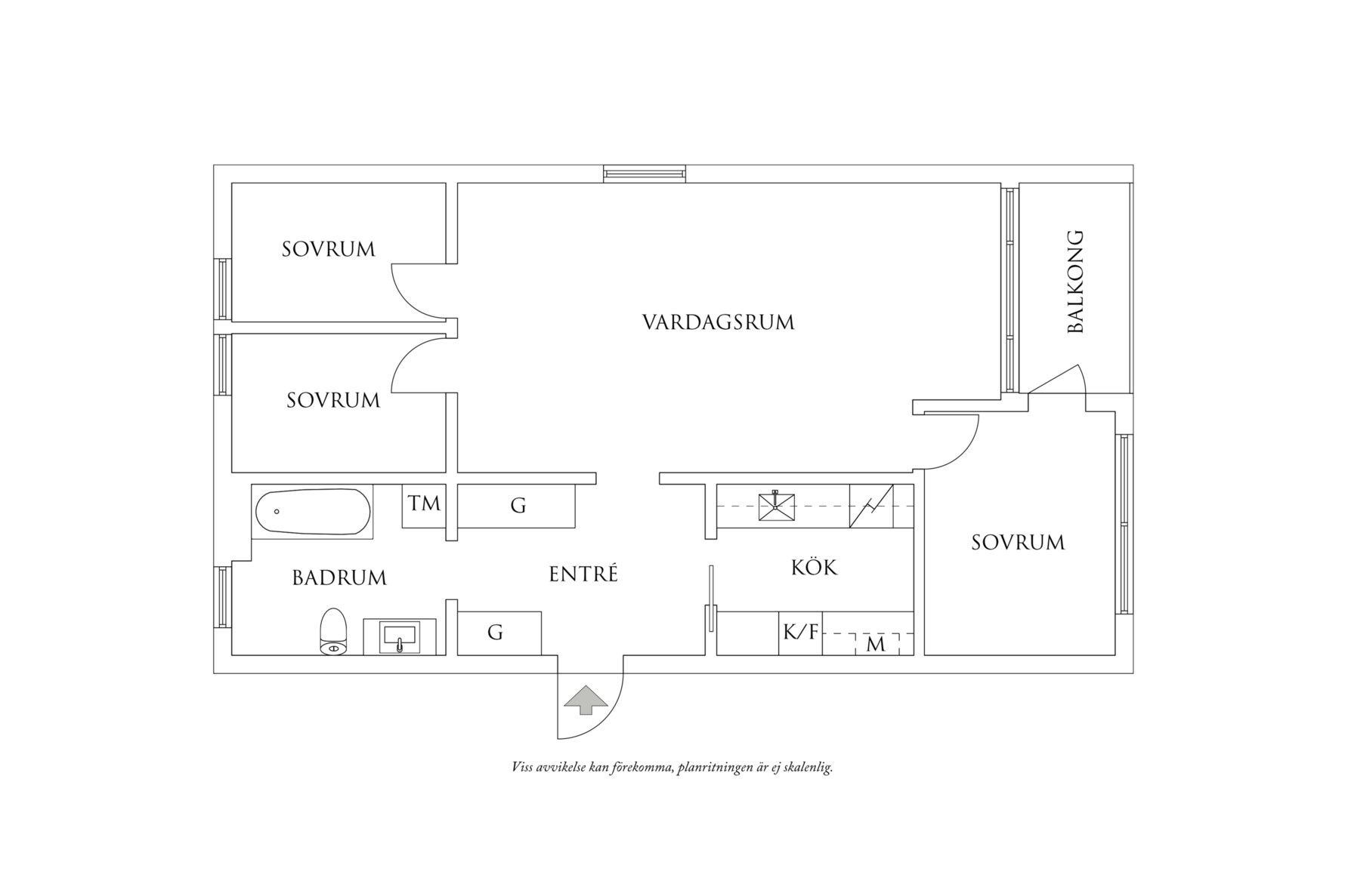 Nuvarande planlösning