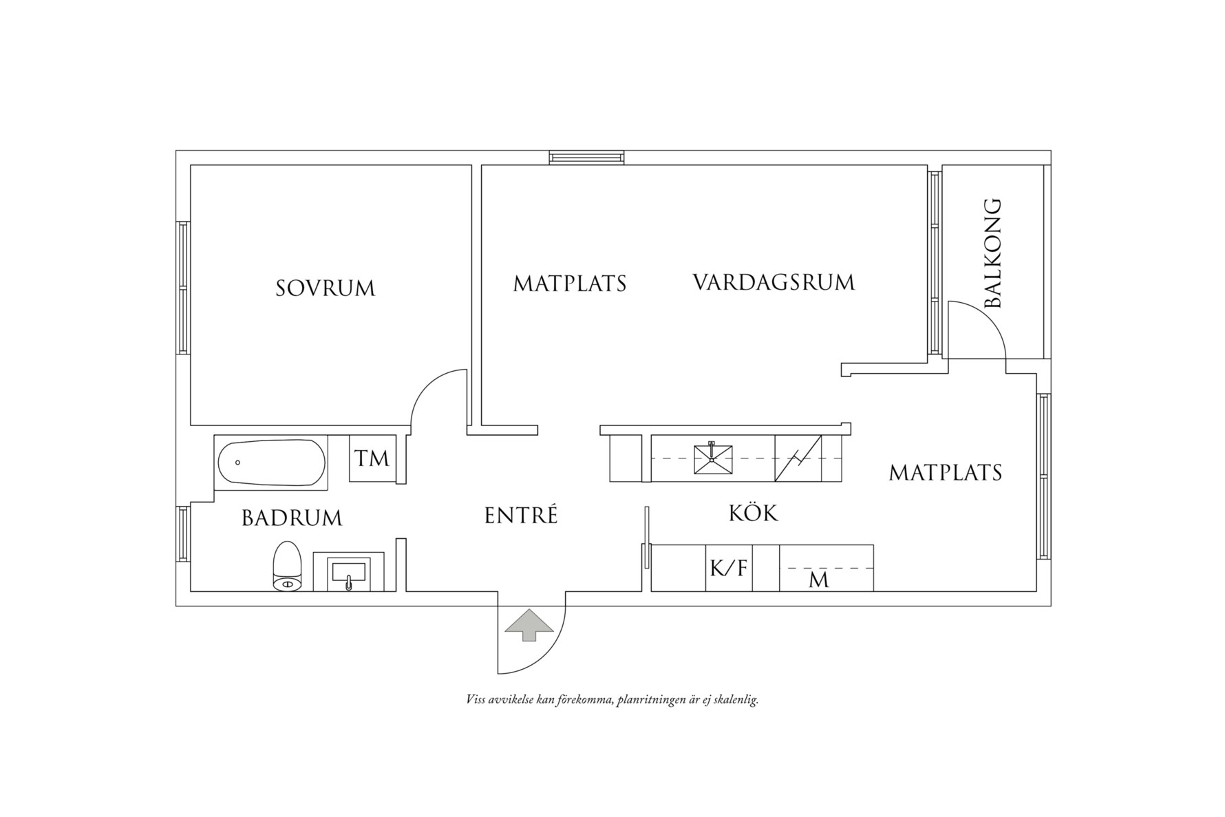 Ursprunglig planlösning