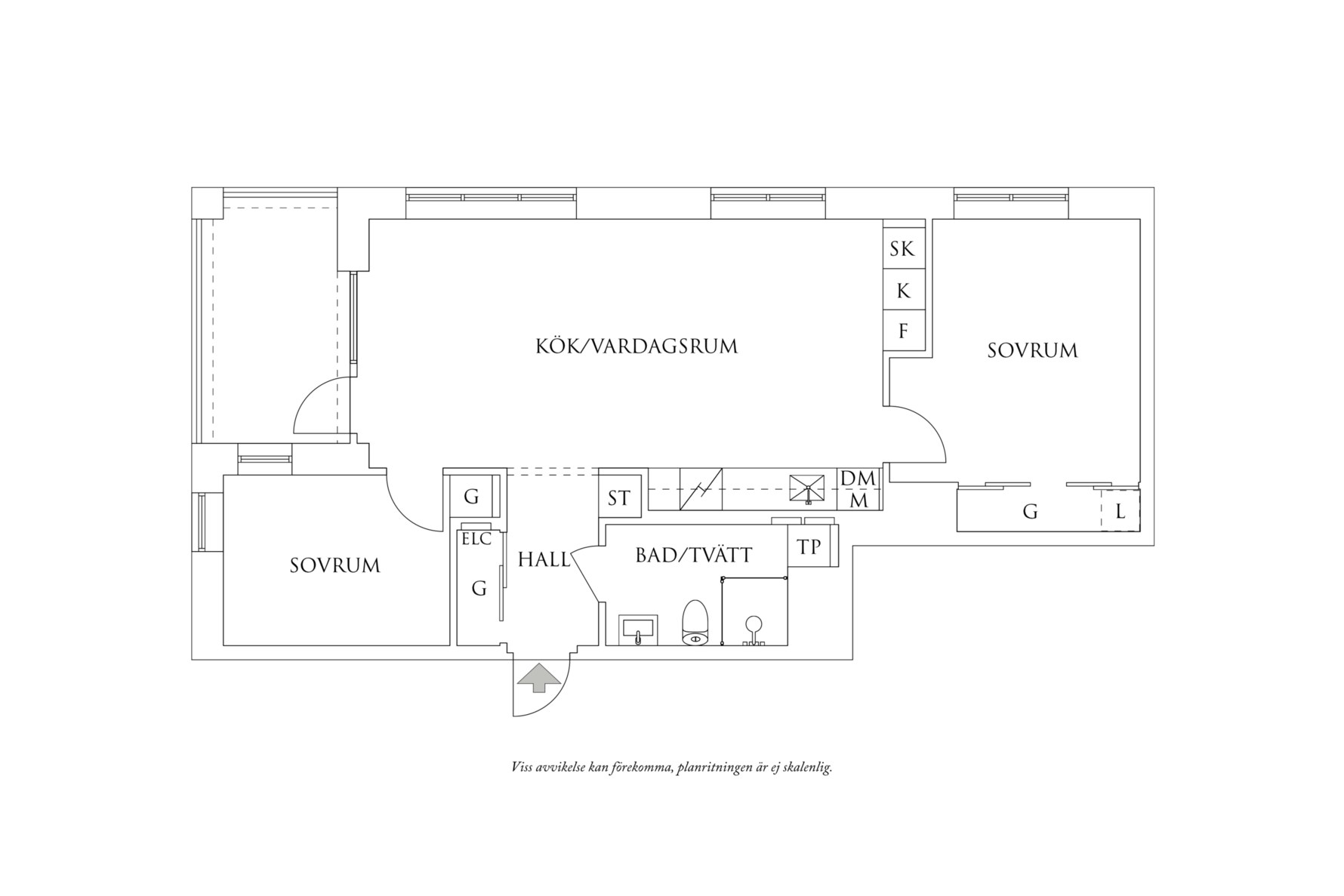 Planritning 1 Walter Bengtssons Gata 7