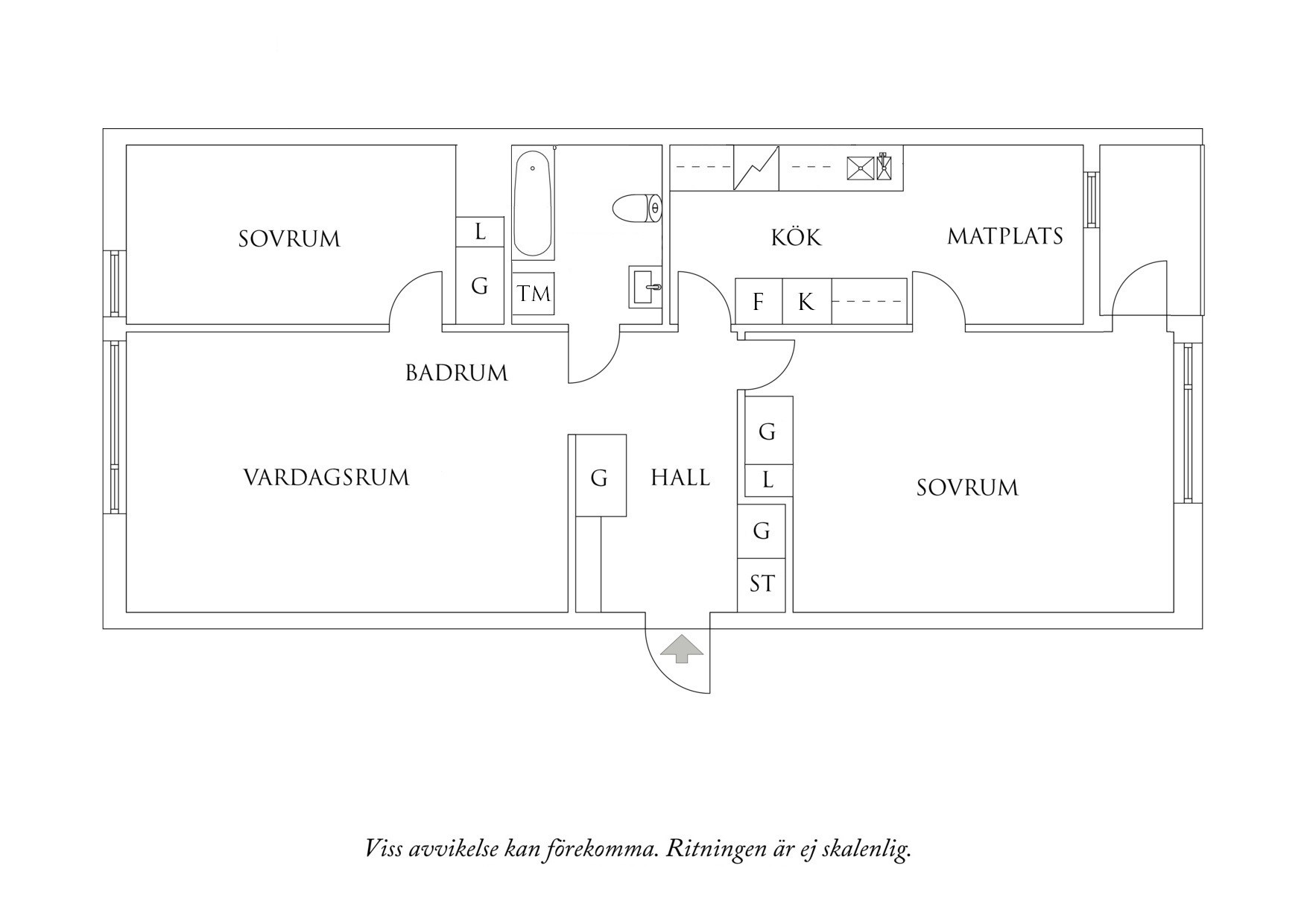 Planritning 1 Viktoriagatan 40