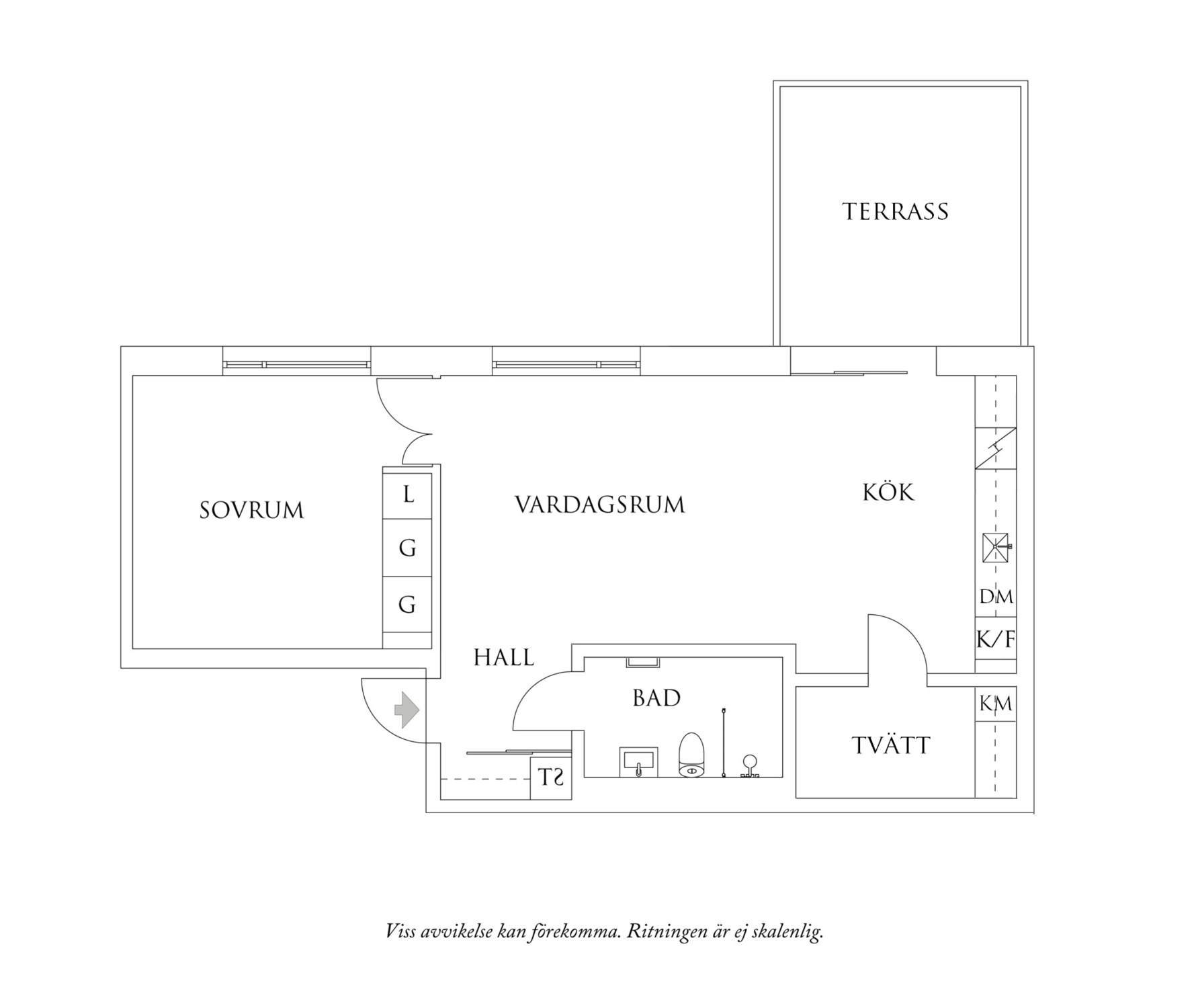 Planritning 1 Sten-Åke Cederhöks Gata 1B
