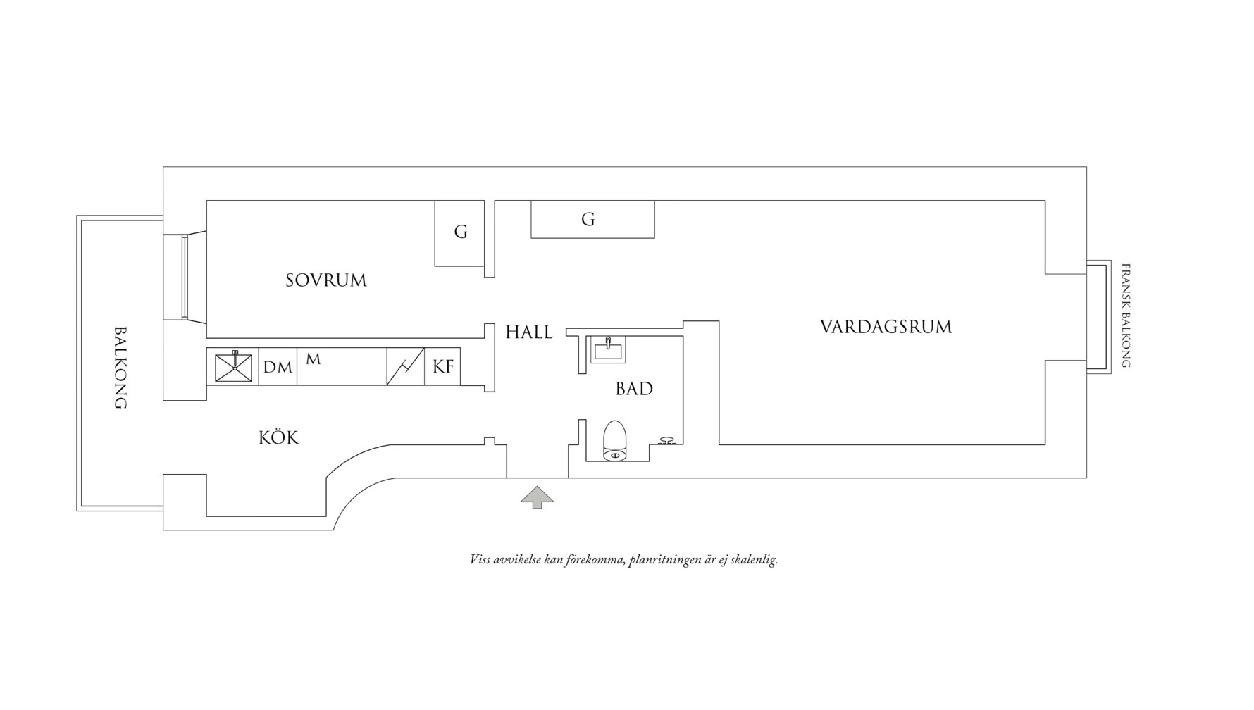 Planritning 1 Påskbergsgatan 10