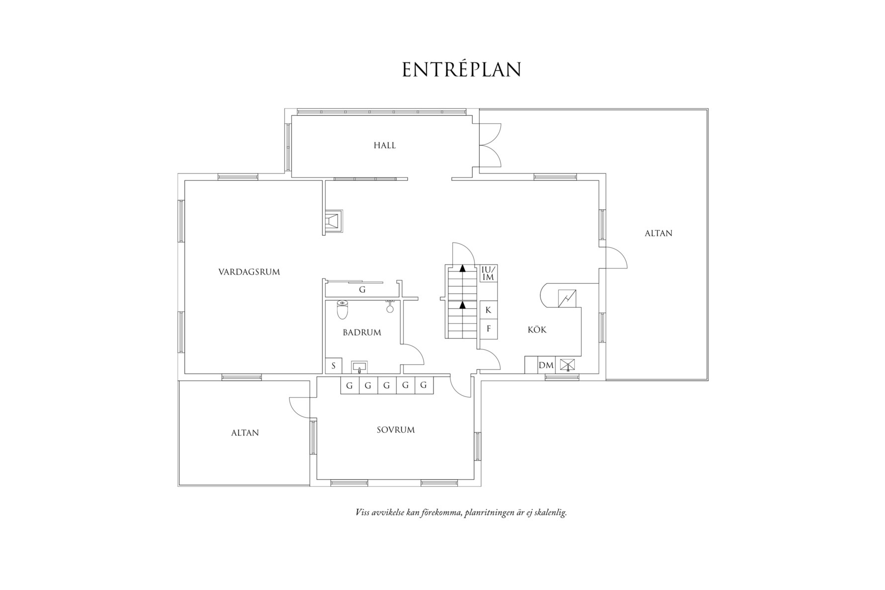 Planritning 1 Ekebacksvägen 10