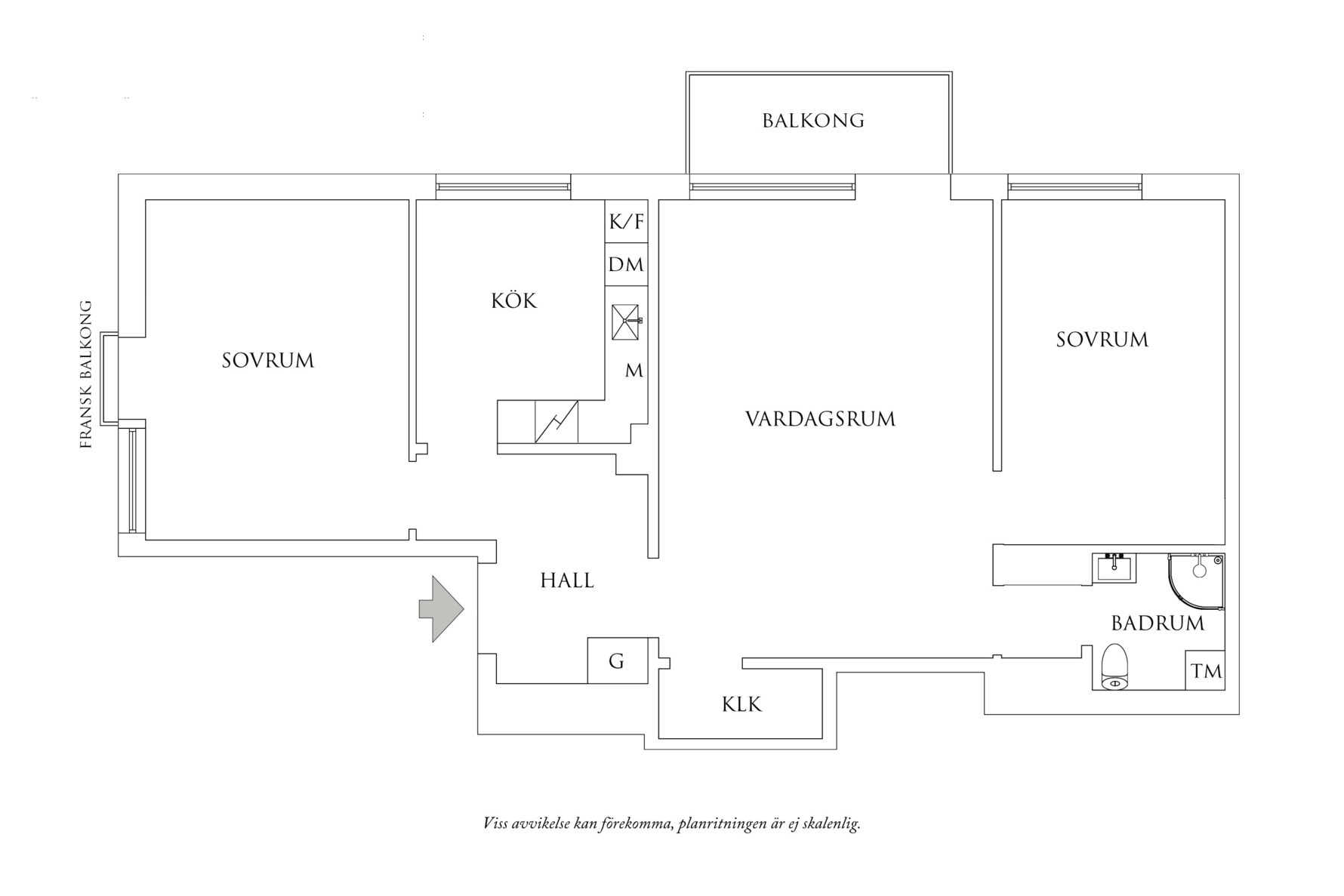 Planritning 1 Engdahlsgatan 2