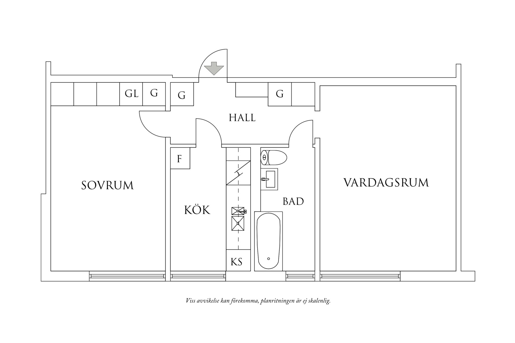 Planritning 1 Rubingatan 13