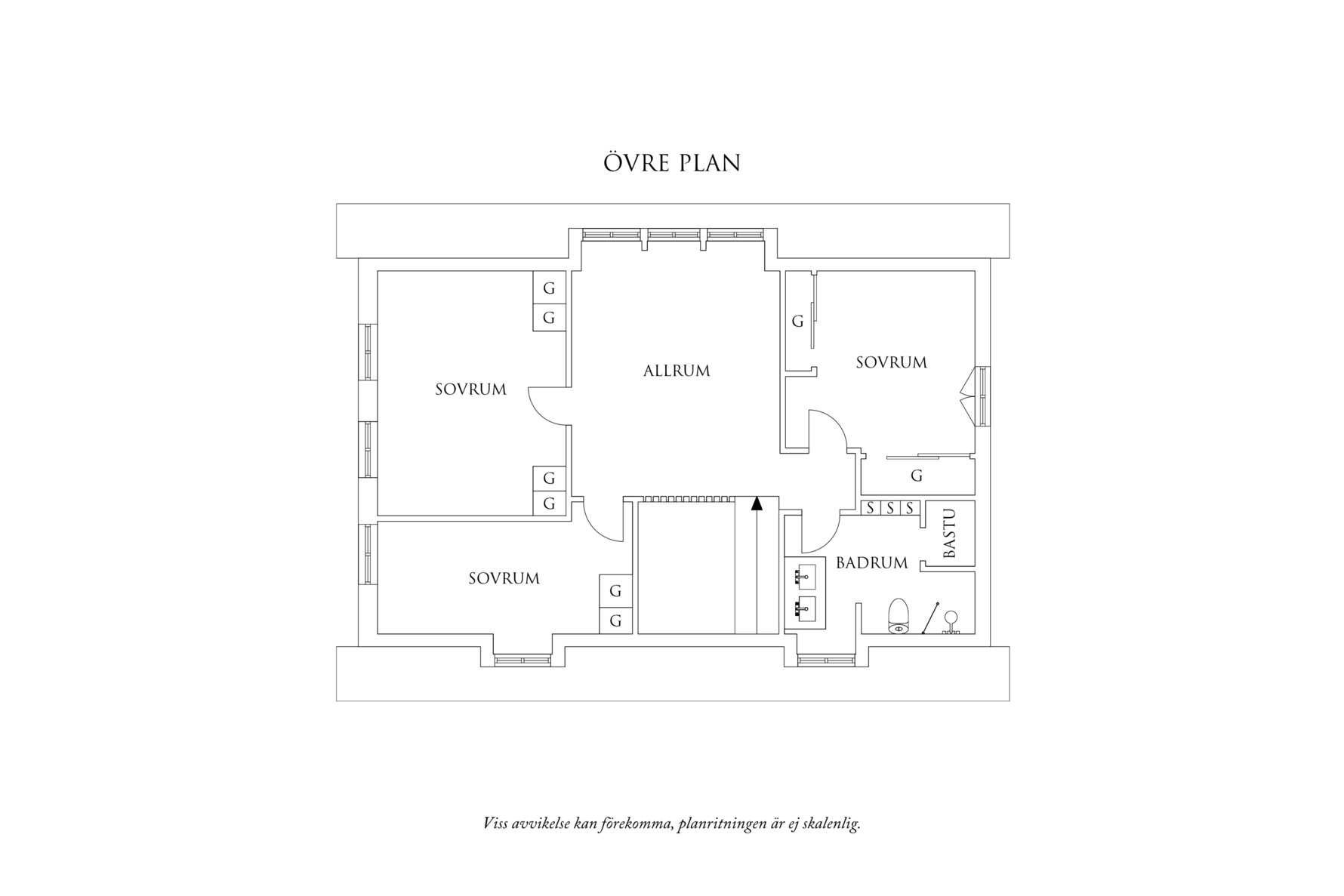 Planritning 1 Ryttarstigen 19