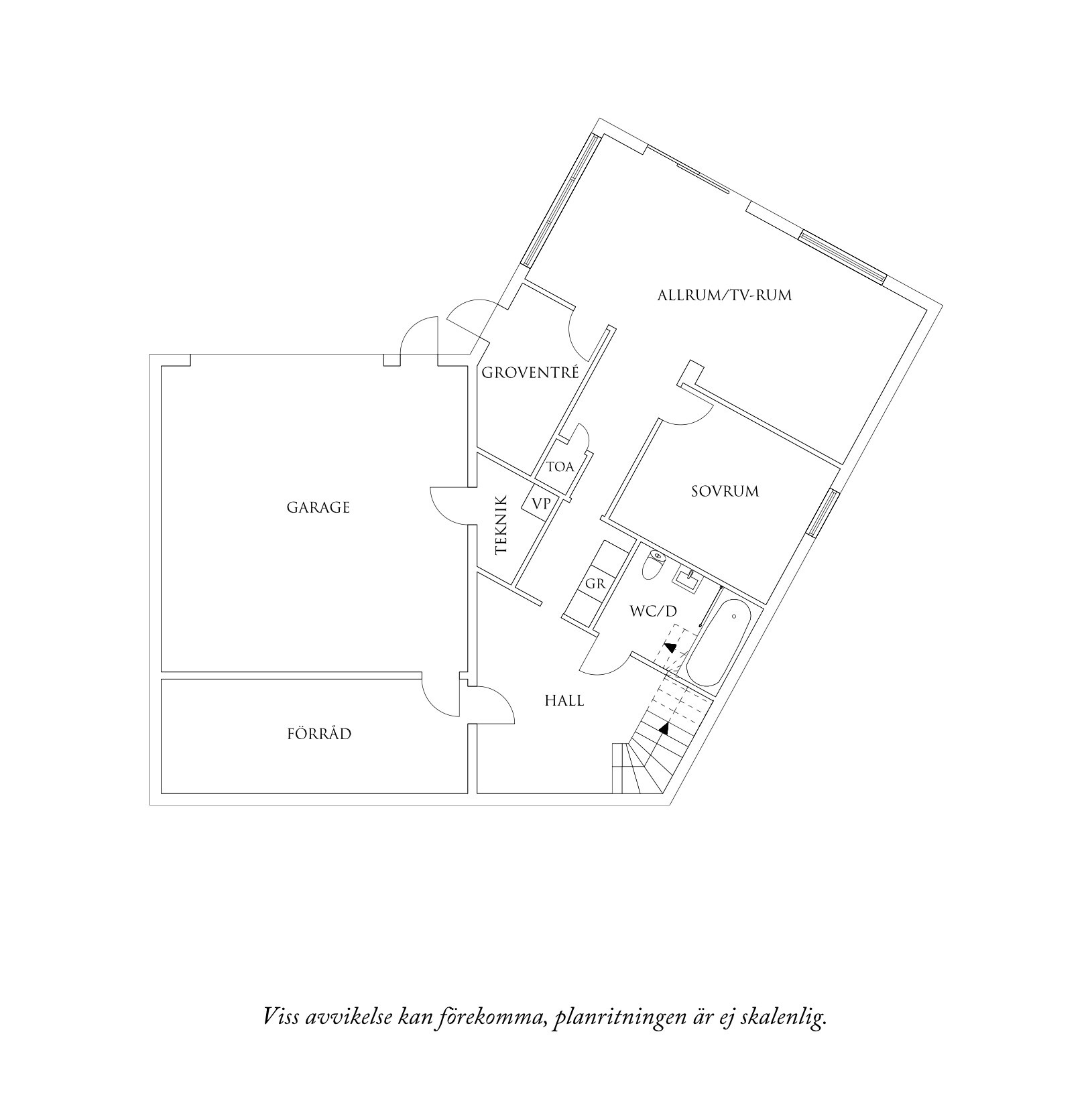 Planritning 2 Skogsbovägen 23