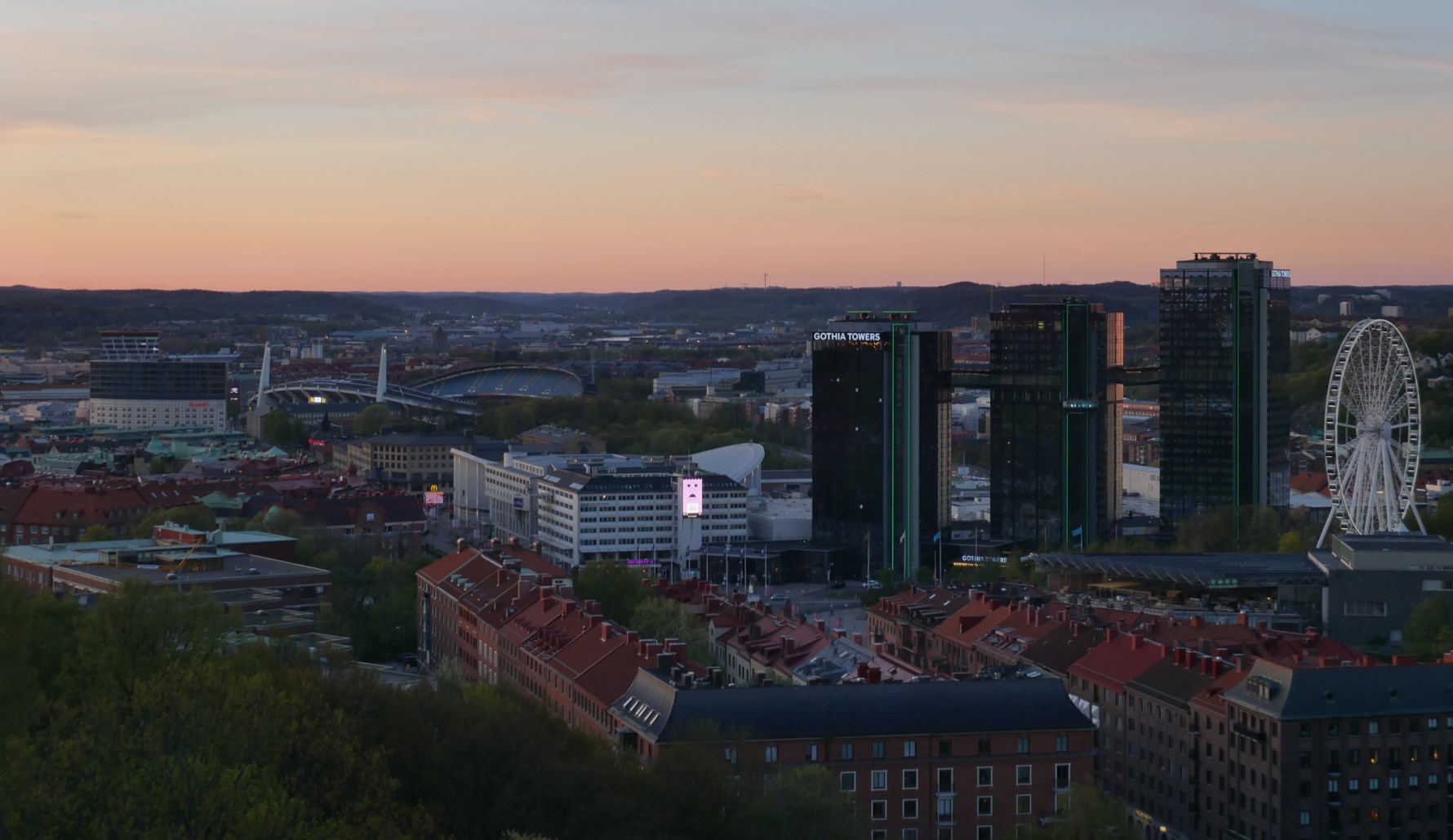 Drönarbild Lorensberg