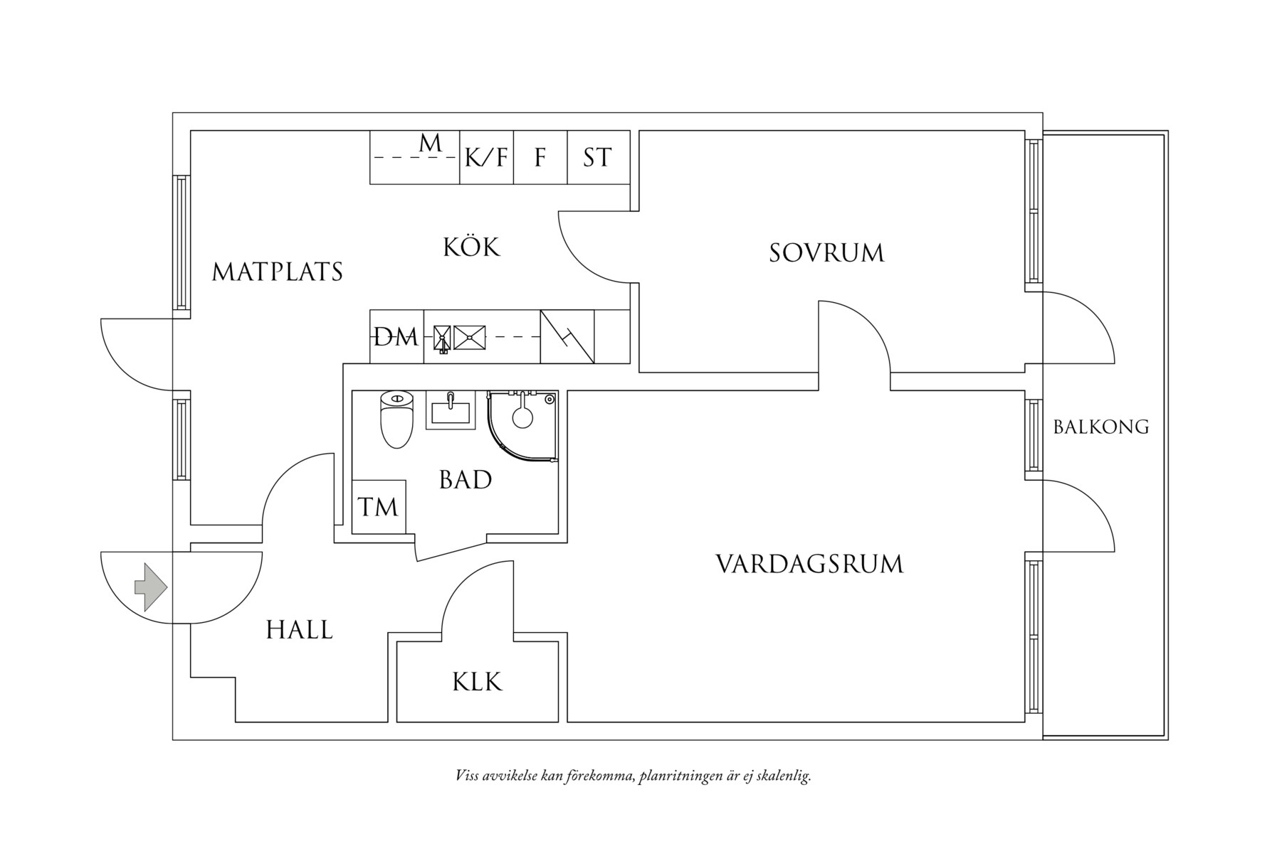 Planritning 1 Guldringen 36