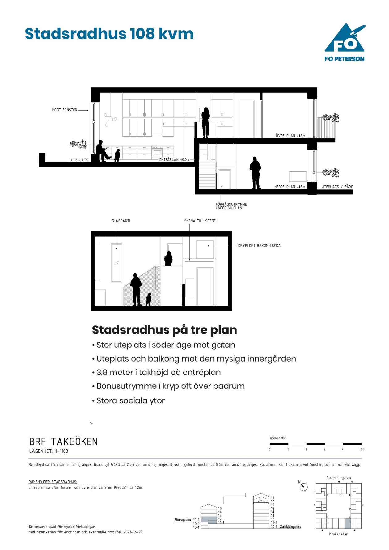 Planritning 2 Bruksgatan 40