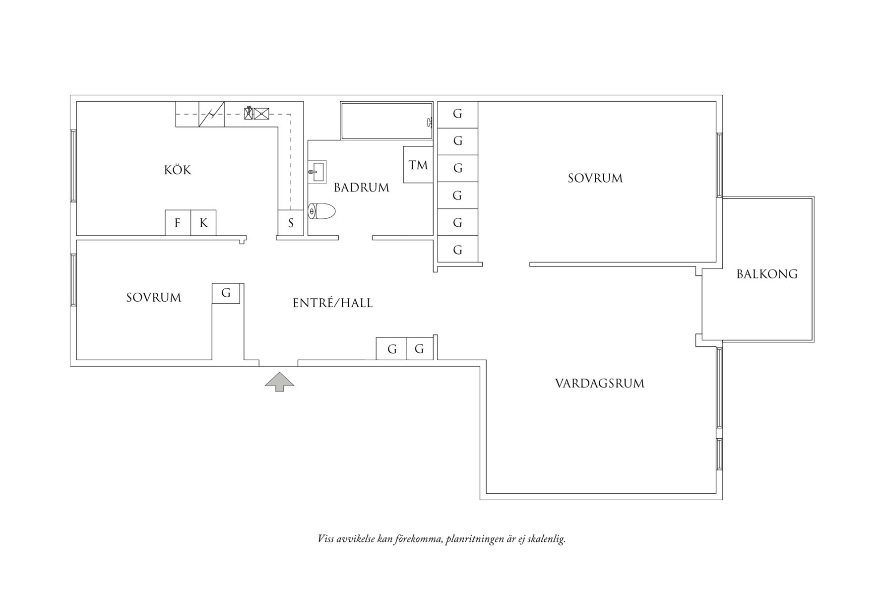 Planritning 1 Nilssonsberg 8