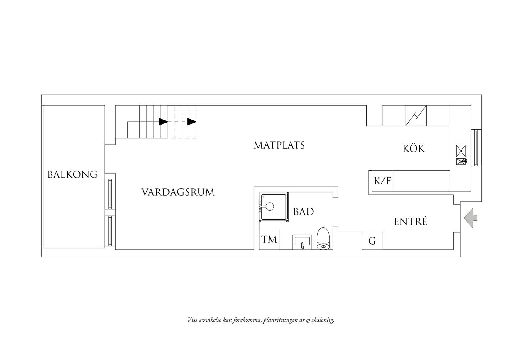 Planritning 1 Drottninggatan 14