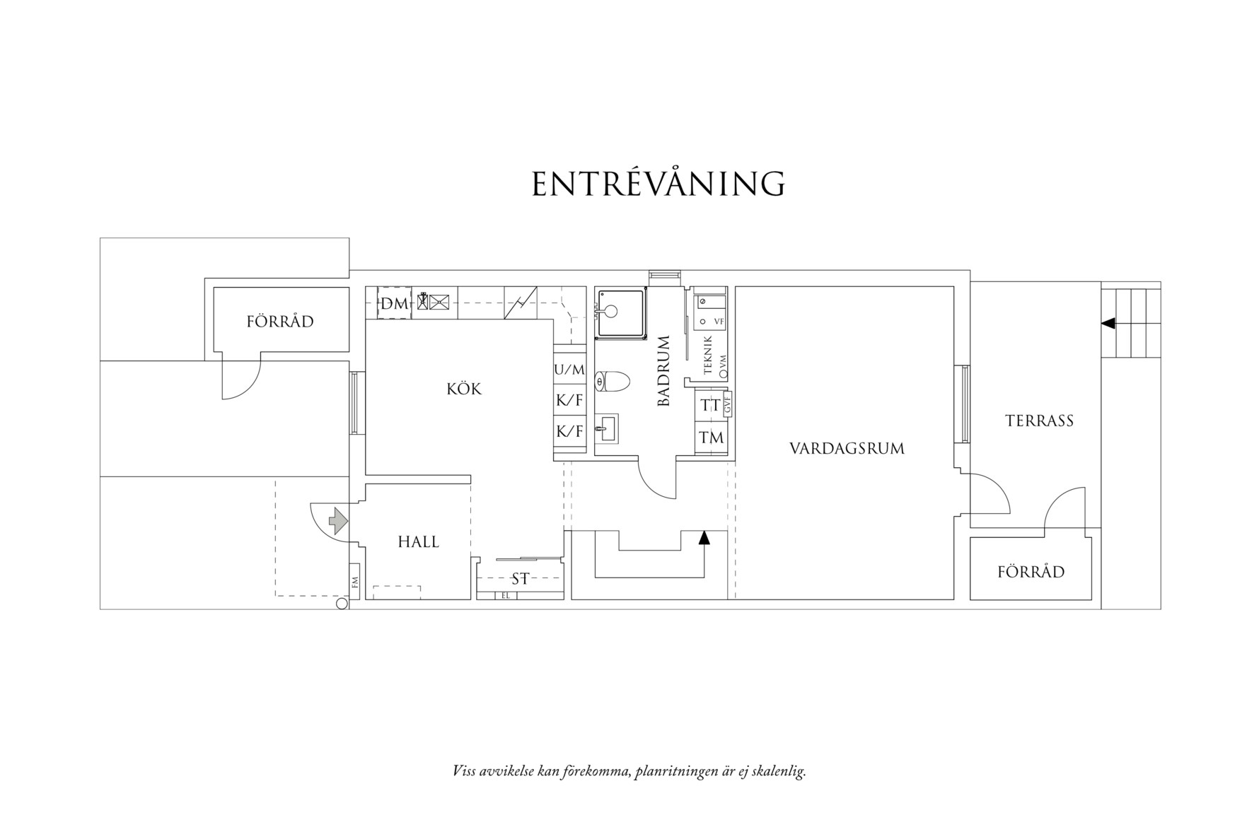 Planritning 1 Mirandagatan 12