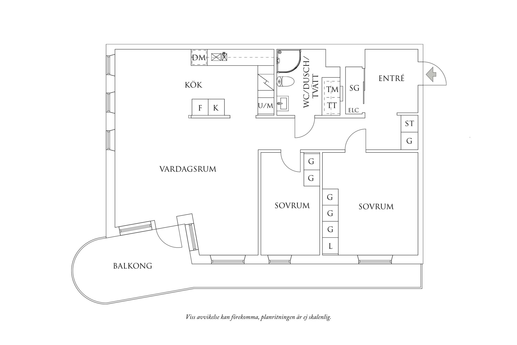 Planritning 1 Frida Hjertbergs gata 1