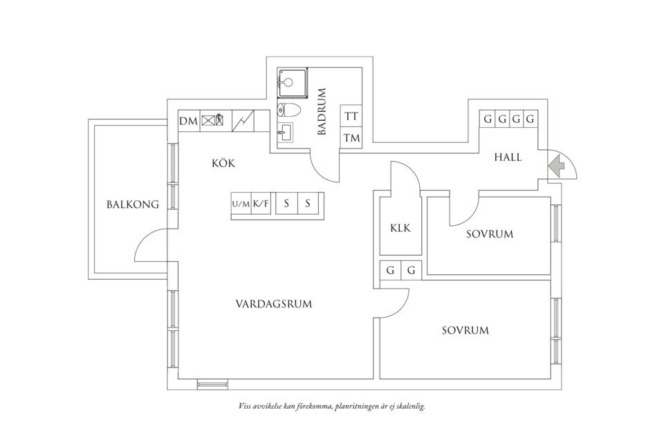 Planritning 1 Kvarnhjulsvägen 4