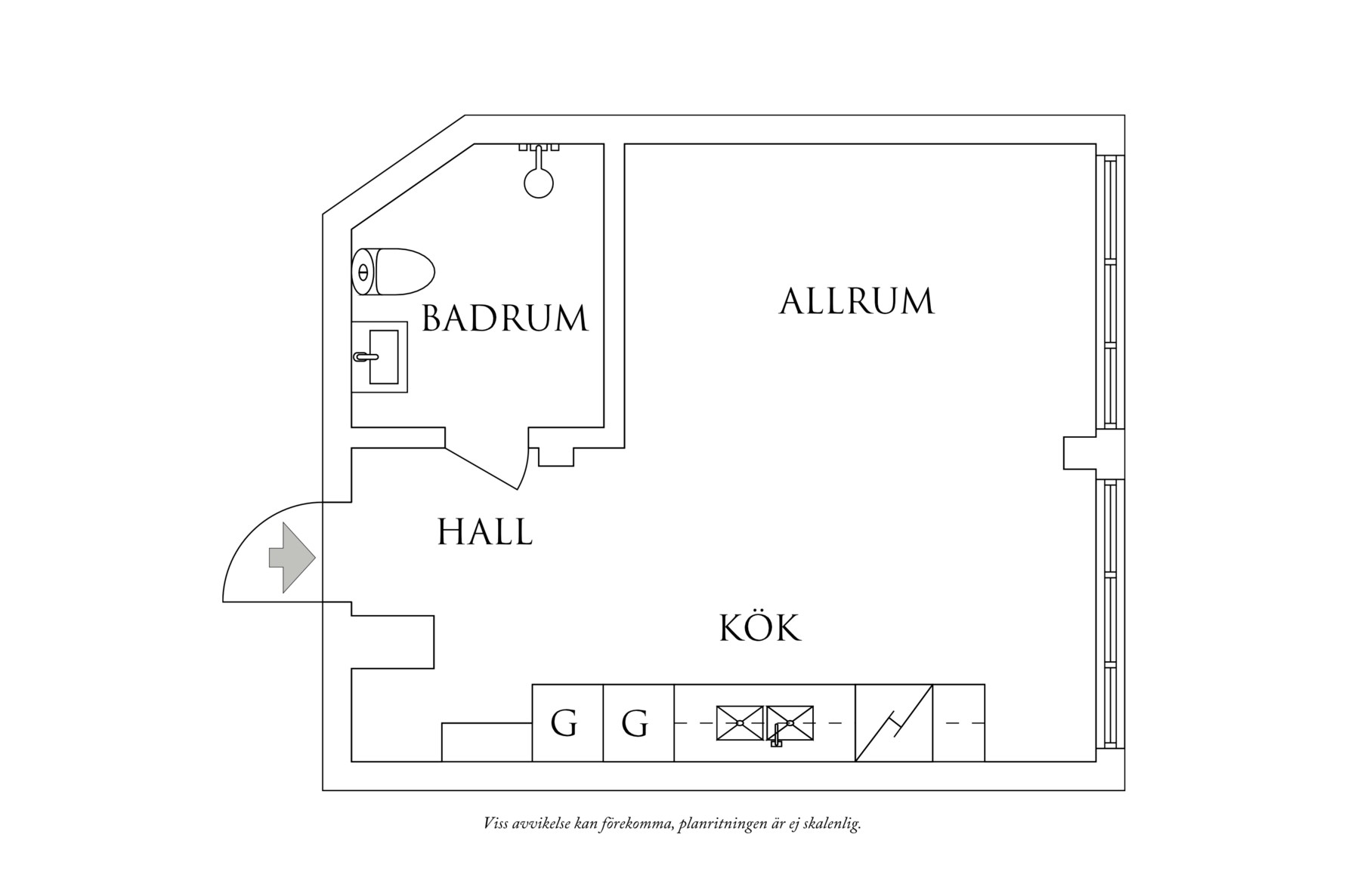 Planritning 1 Mattssonsliden 4