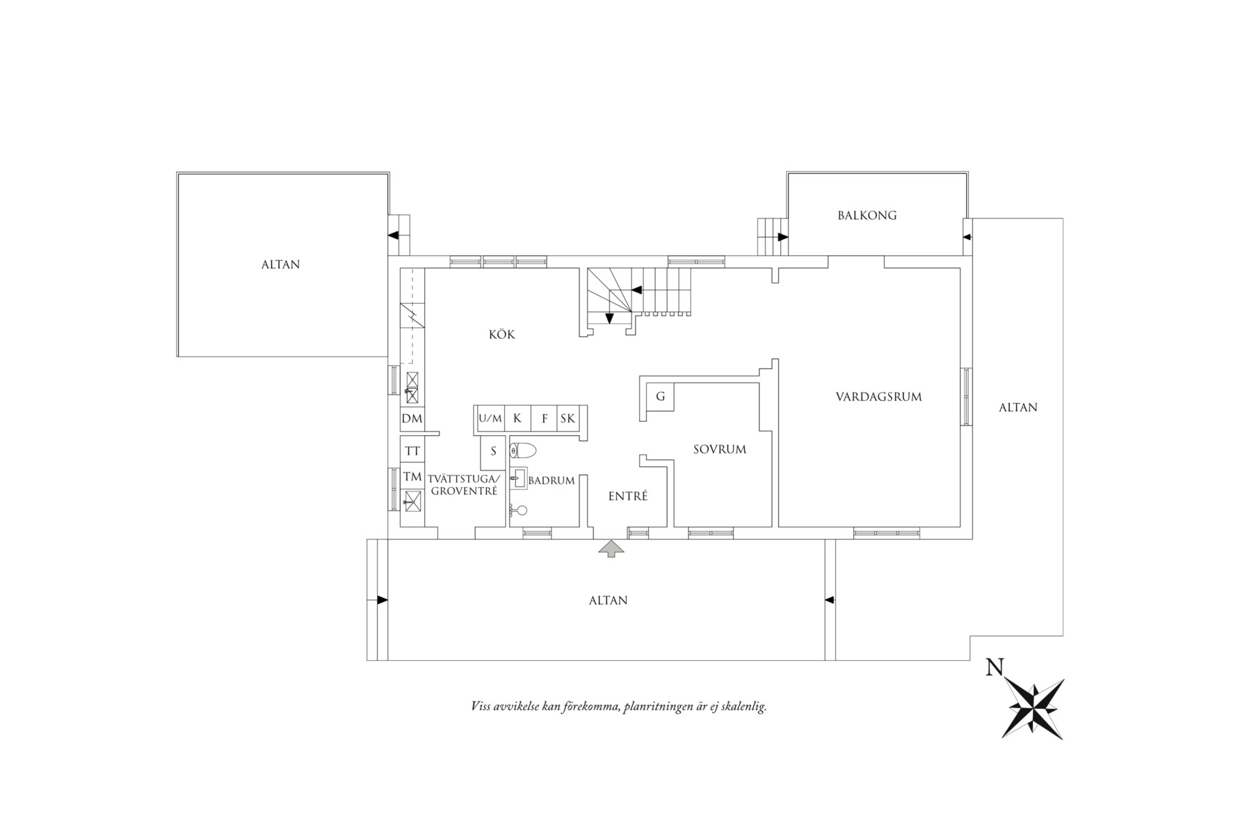 Planritning 1 Högadalsgatan 18