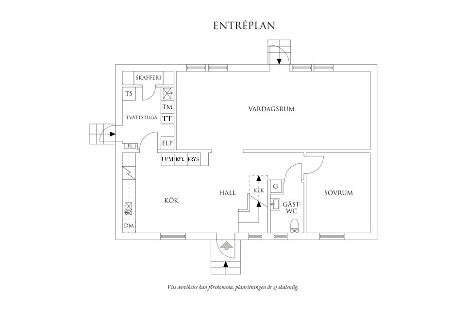 Planritning 1 Äspereds Skogsväg 34