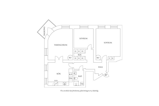 Planritning 1 Nordenskiöldsgatan 30