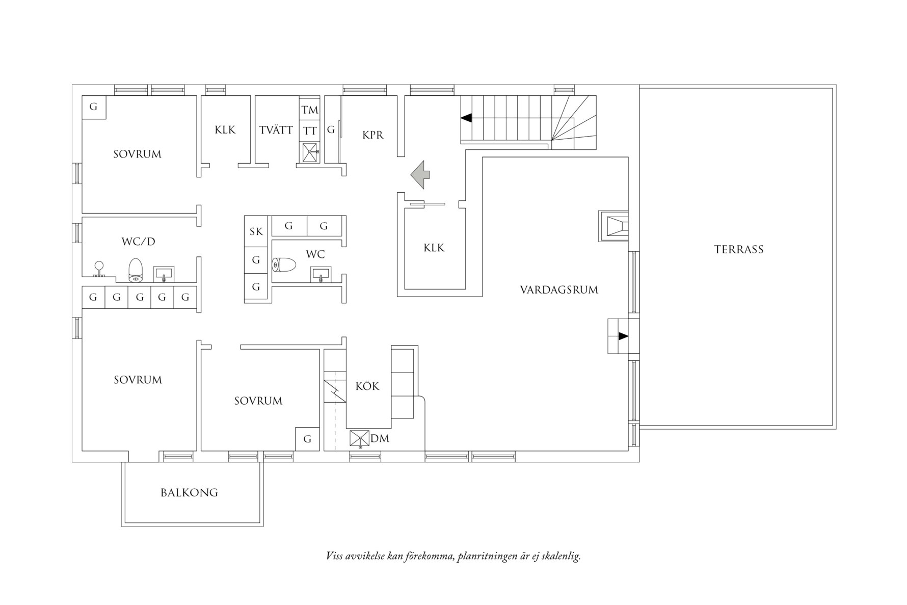 Planritning 1 Kärralundsgatan 8