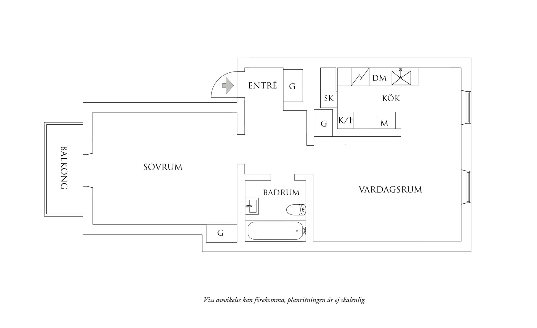 Planritning 1 Olivedalsgatan 18