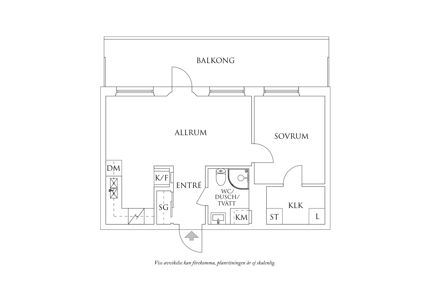 Planritning 1 Hedtångsvägen 31B