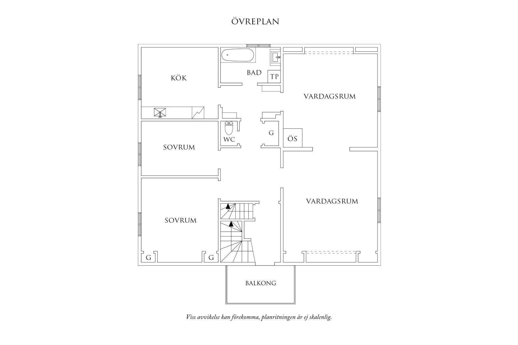 Planritning 2 Jakobsdalsgatan 36