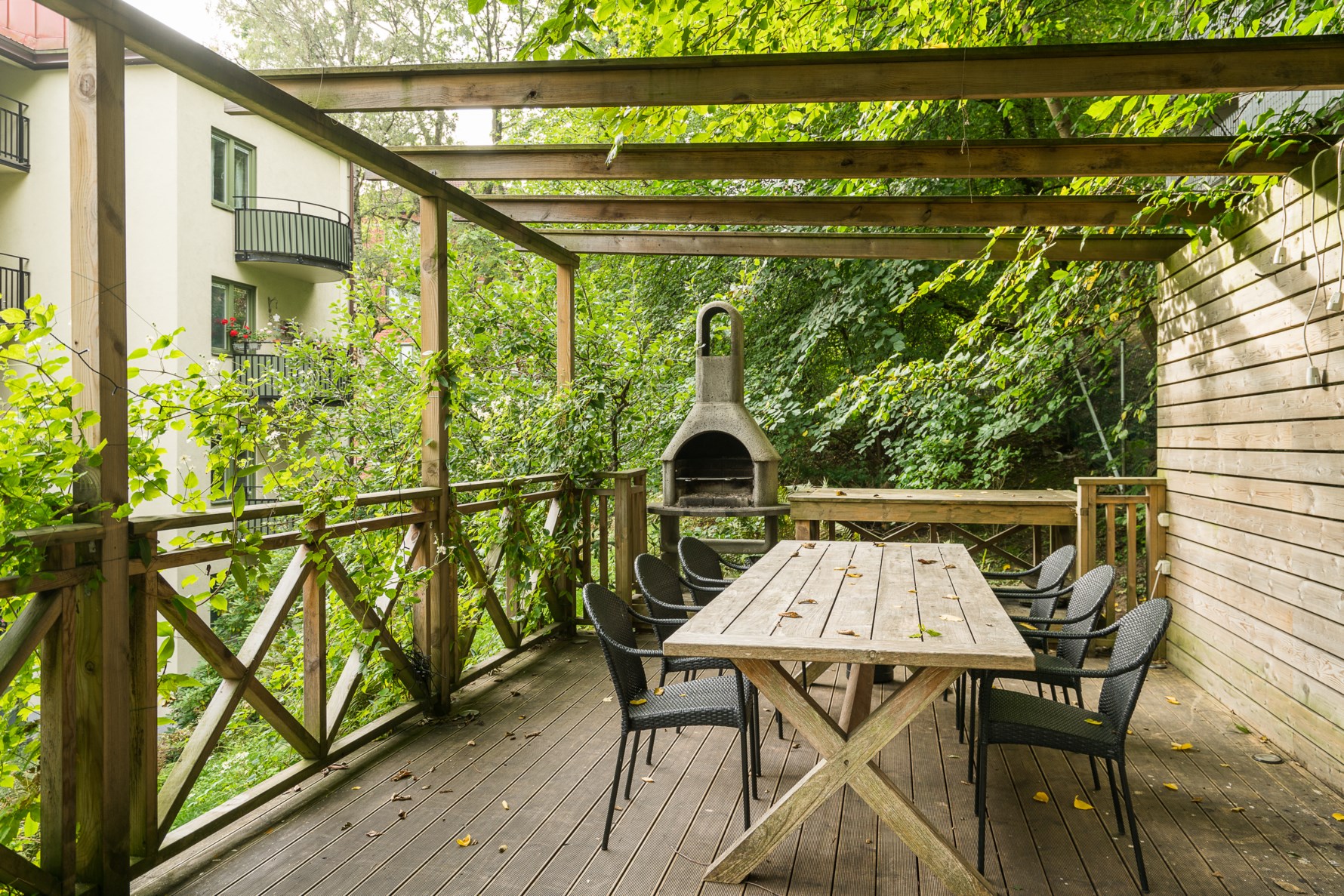 Föreningens härliga uteplats